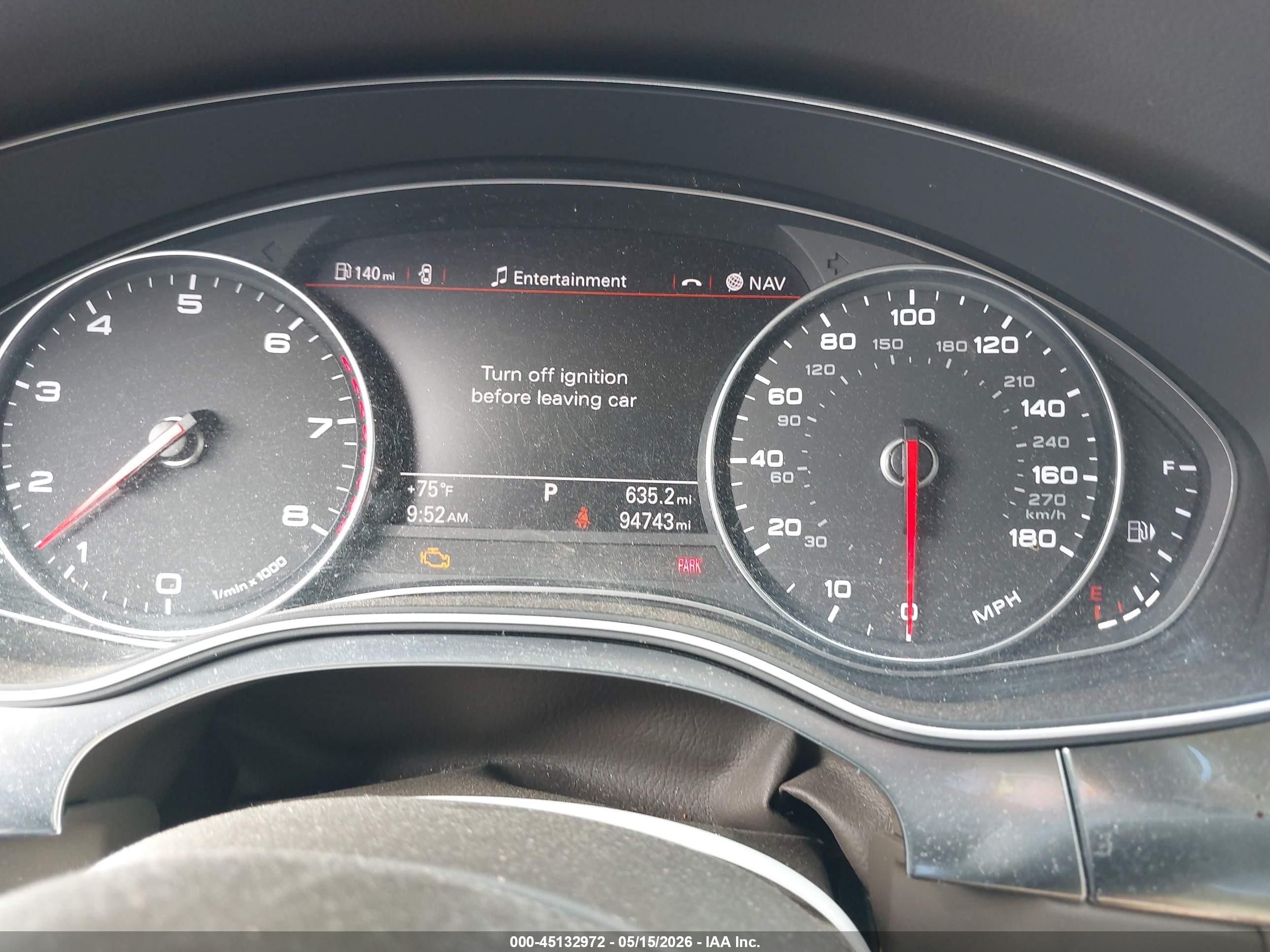 2013 Audi A7 3.0t Premium White vin: WAU2GAFC2DN010918