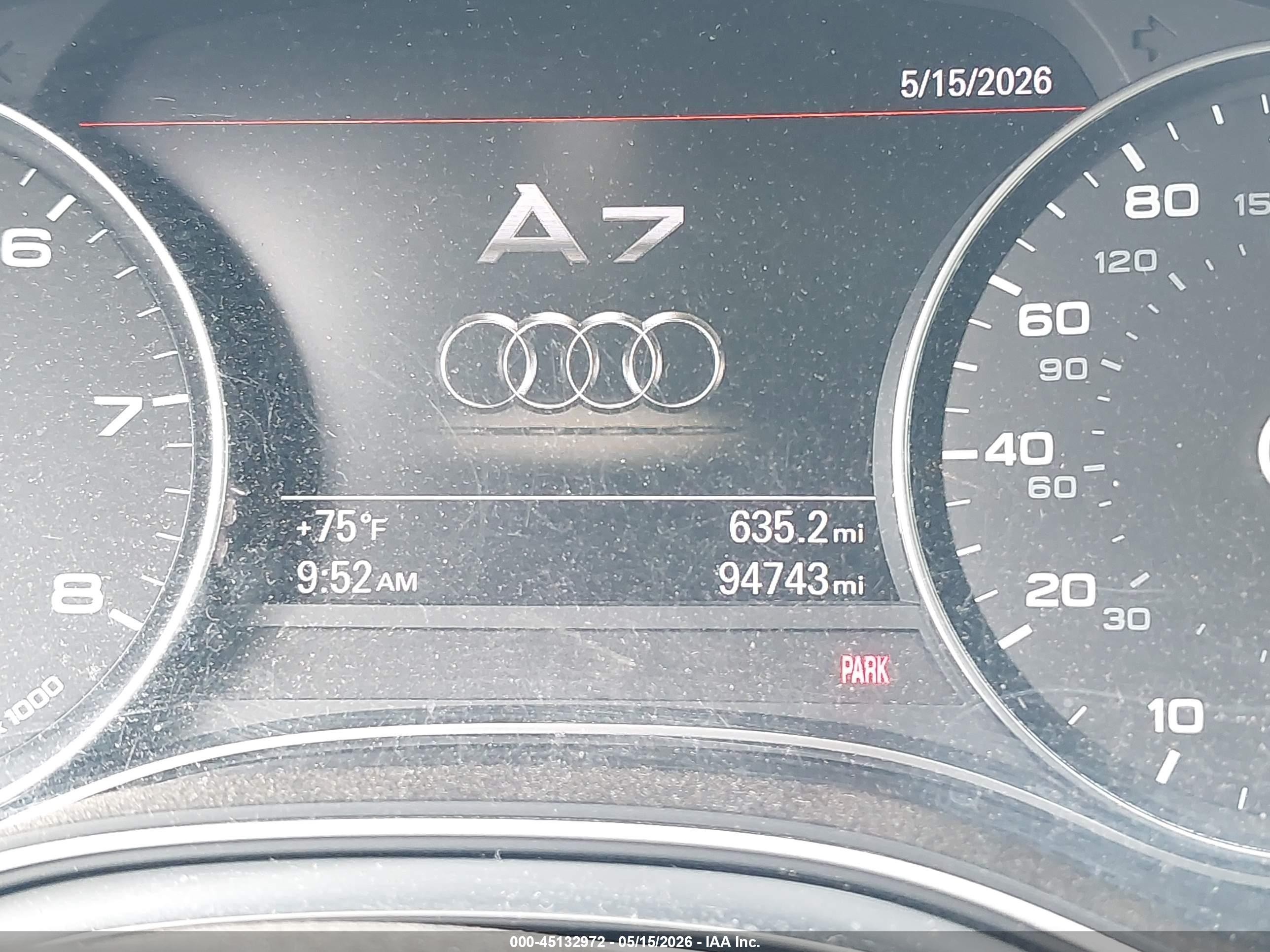 2013 Audi A7 3.0t Premium White vin: WAU2GAFC2DN010918