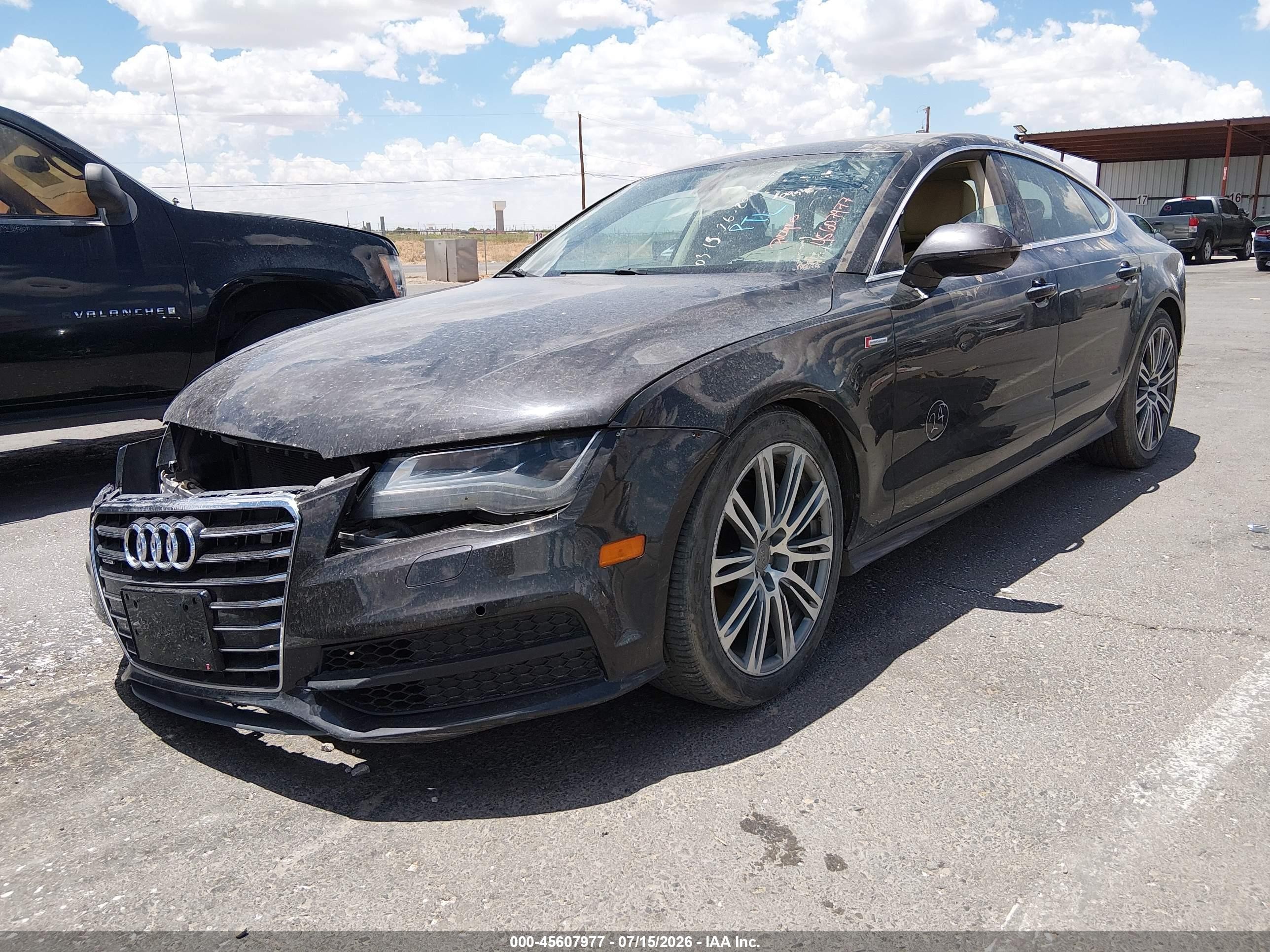 2013 Audi A7 3.0t Premium Black vin: WAU2GAFC3DN126385