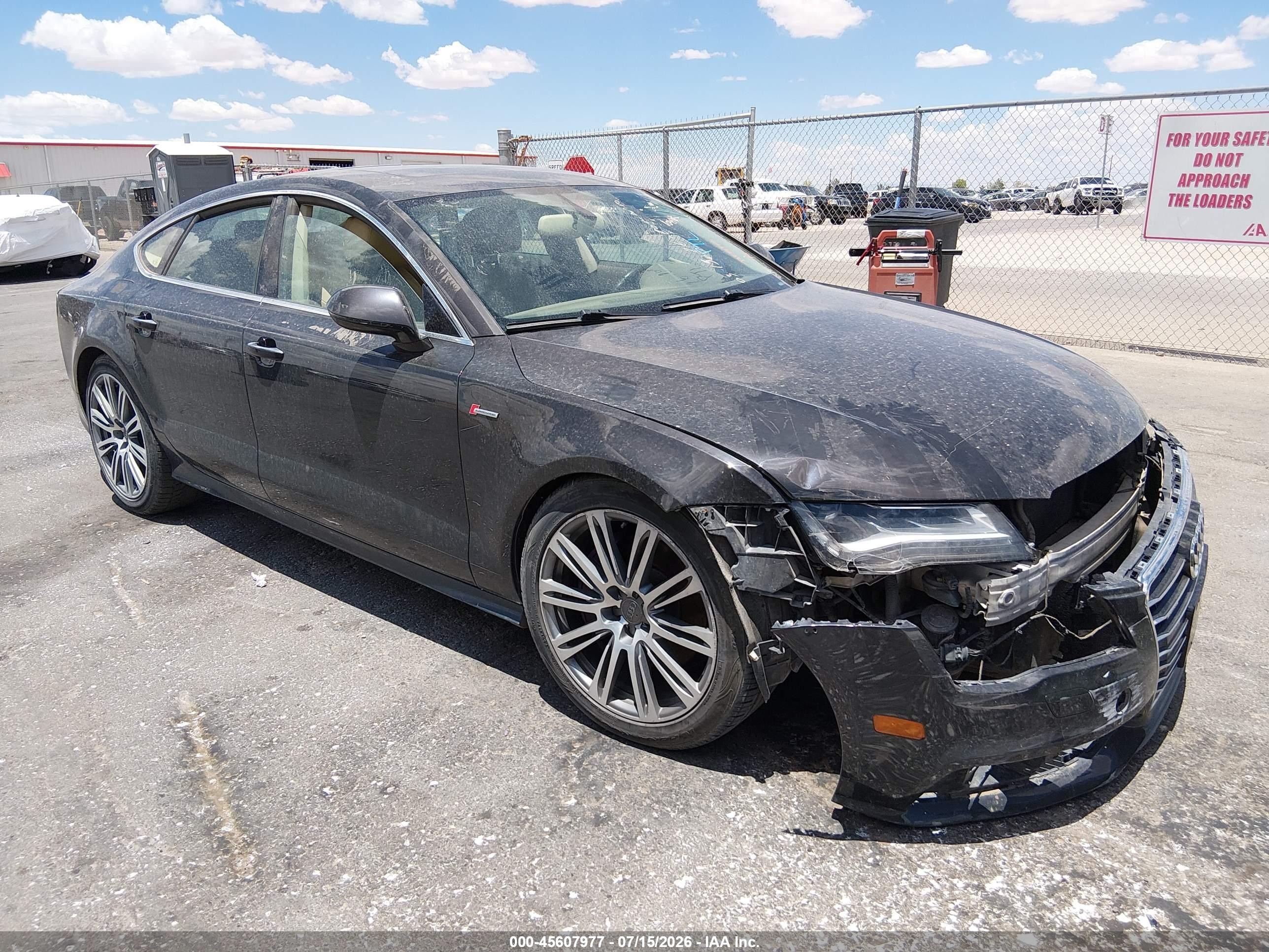 2013 Audi A7 3.0t Premium Black vin: WAU2GAFC3DN126385