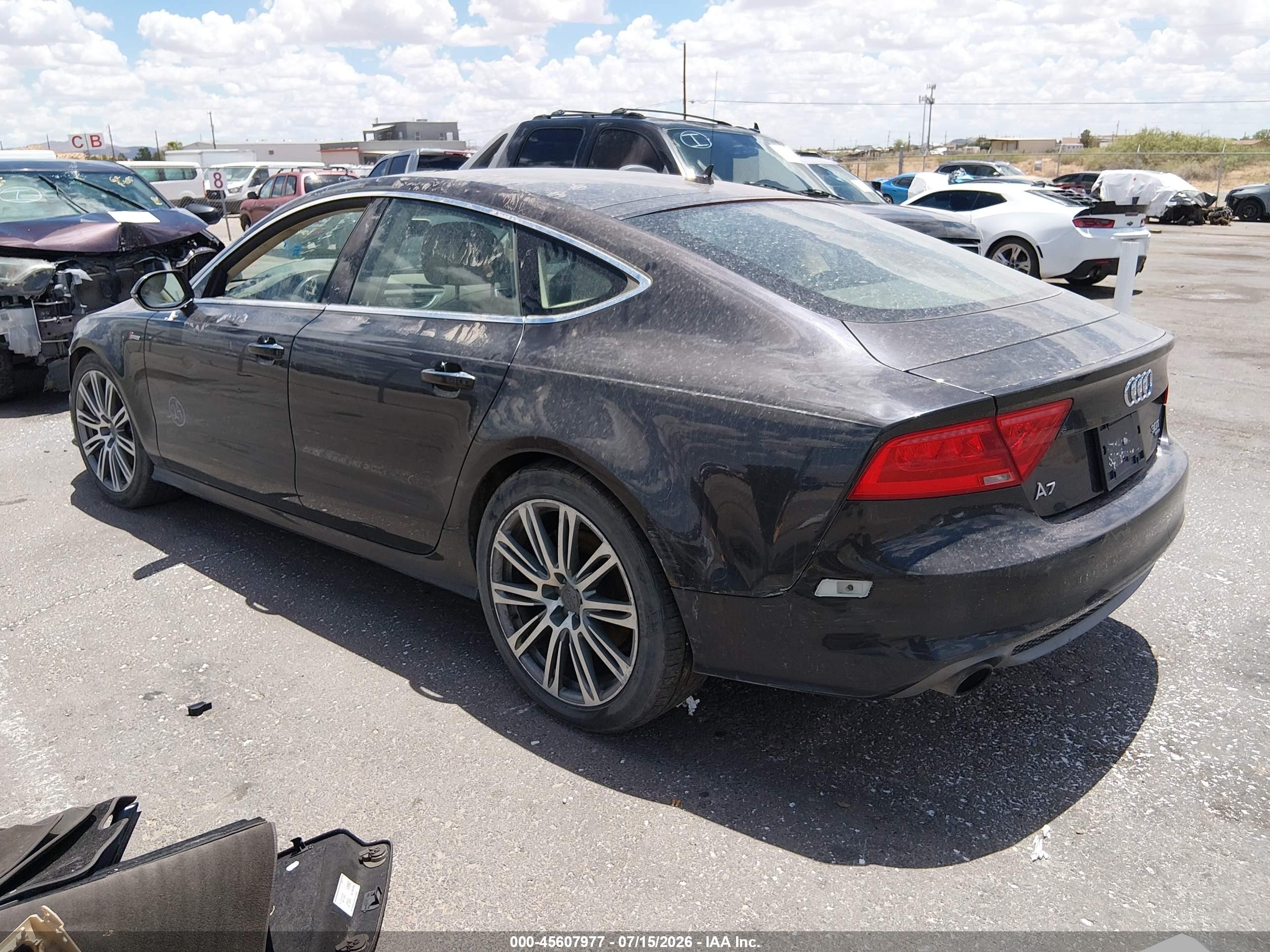 2013 Audi A7 3.0t Premium Black vin: WAU2GAFC3DN126385