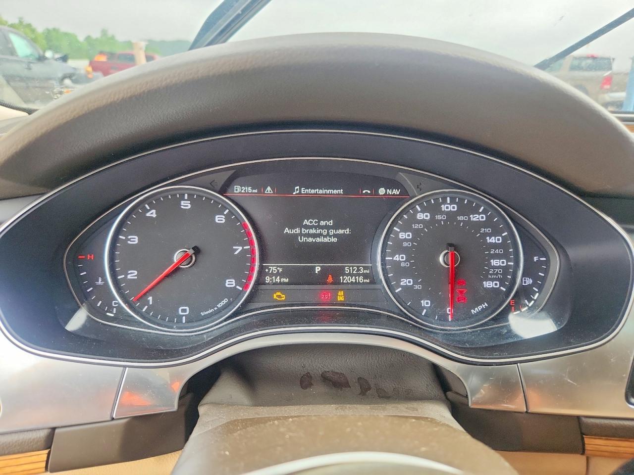 2012 Audi A7 Prestige Синий vin: WAU2GAFC4CN125874