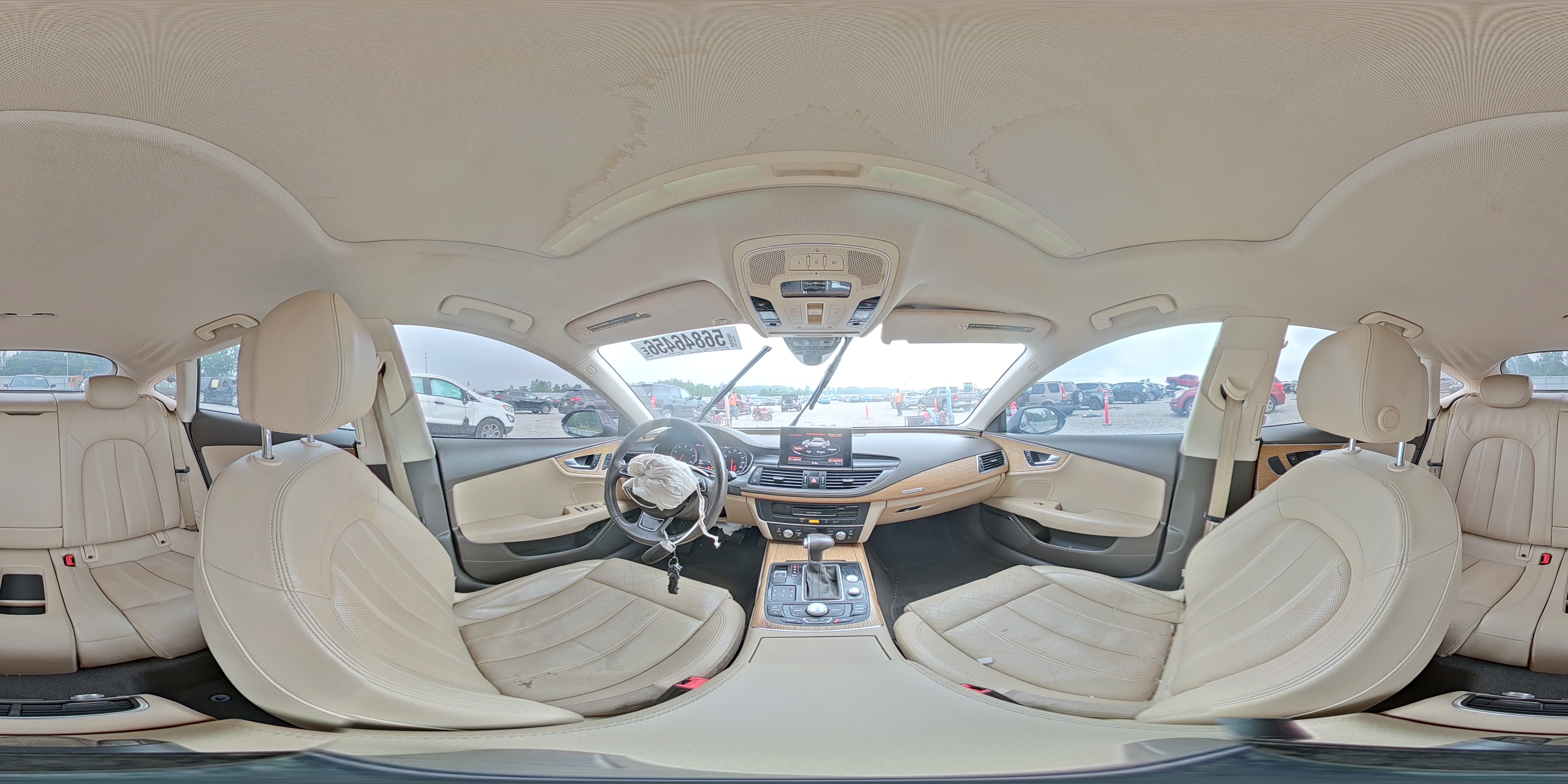 2012 Audi A7 Prestige Синий vin: WAU2GAFC4CN125874