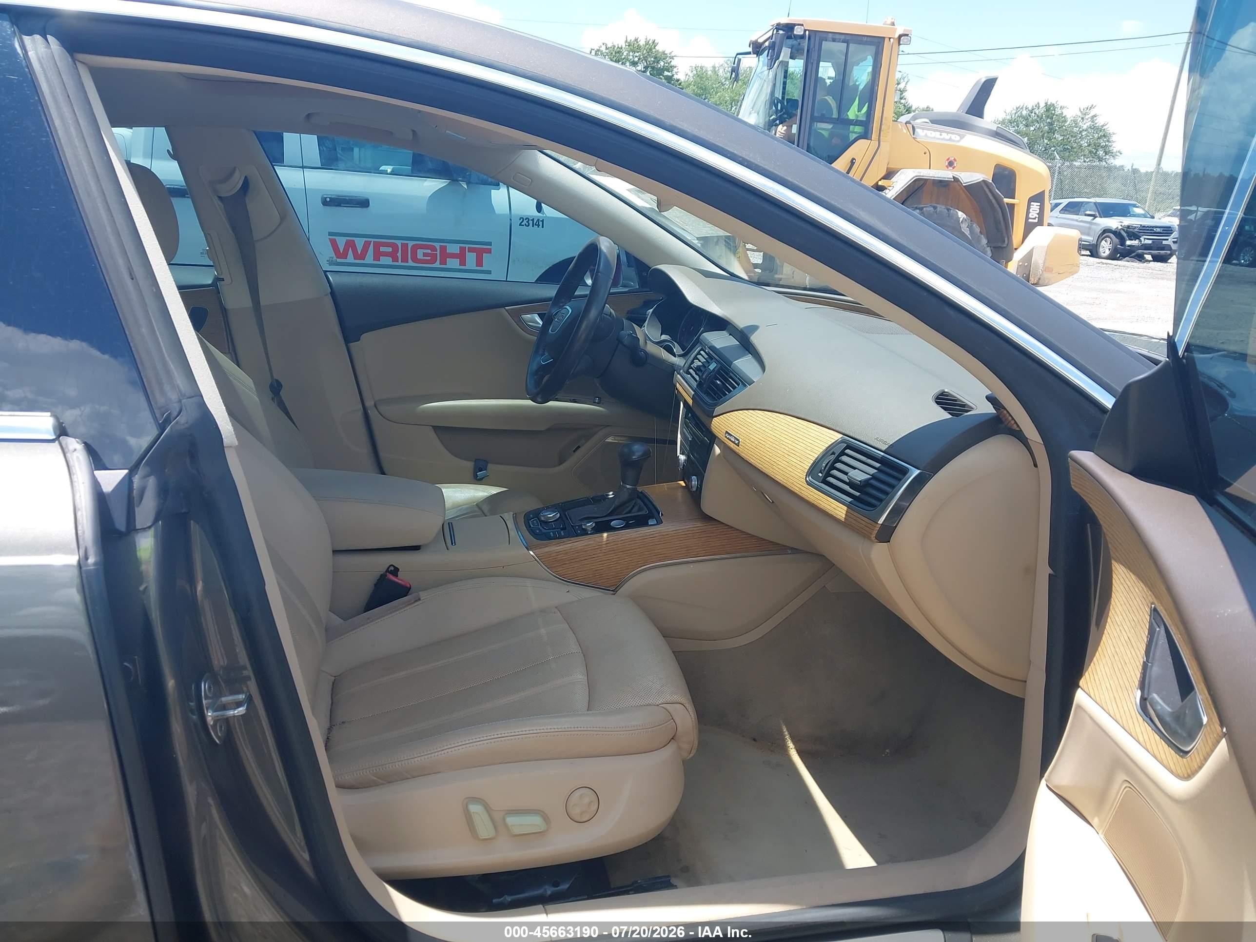 2012 Audi A7 3.0 Prestige Gray vin: WAU2GAFC4CN144036