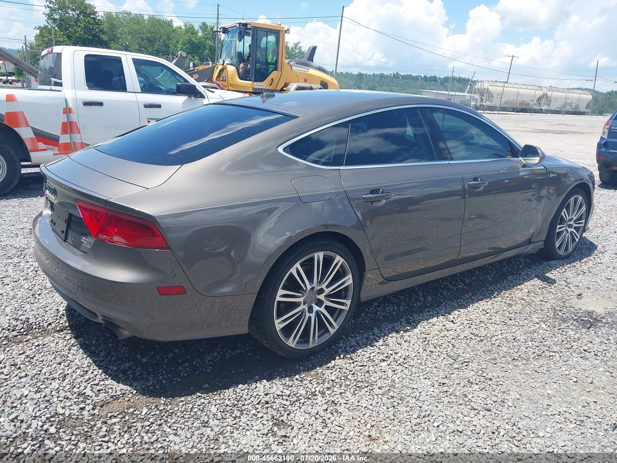 2012 Audi A7 3.0 Prestige Gray vin: WAU2GAFC4CN144036