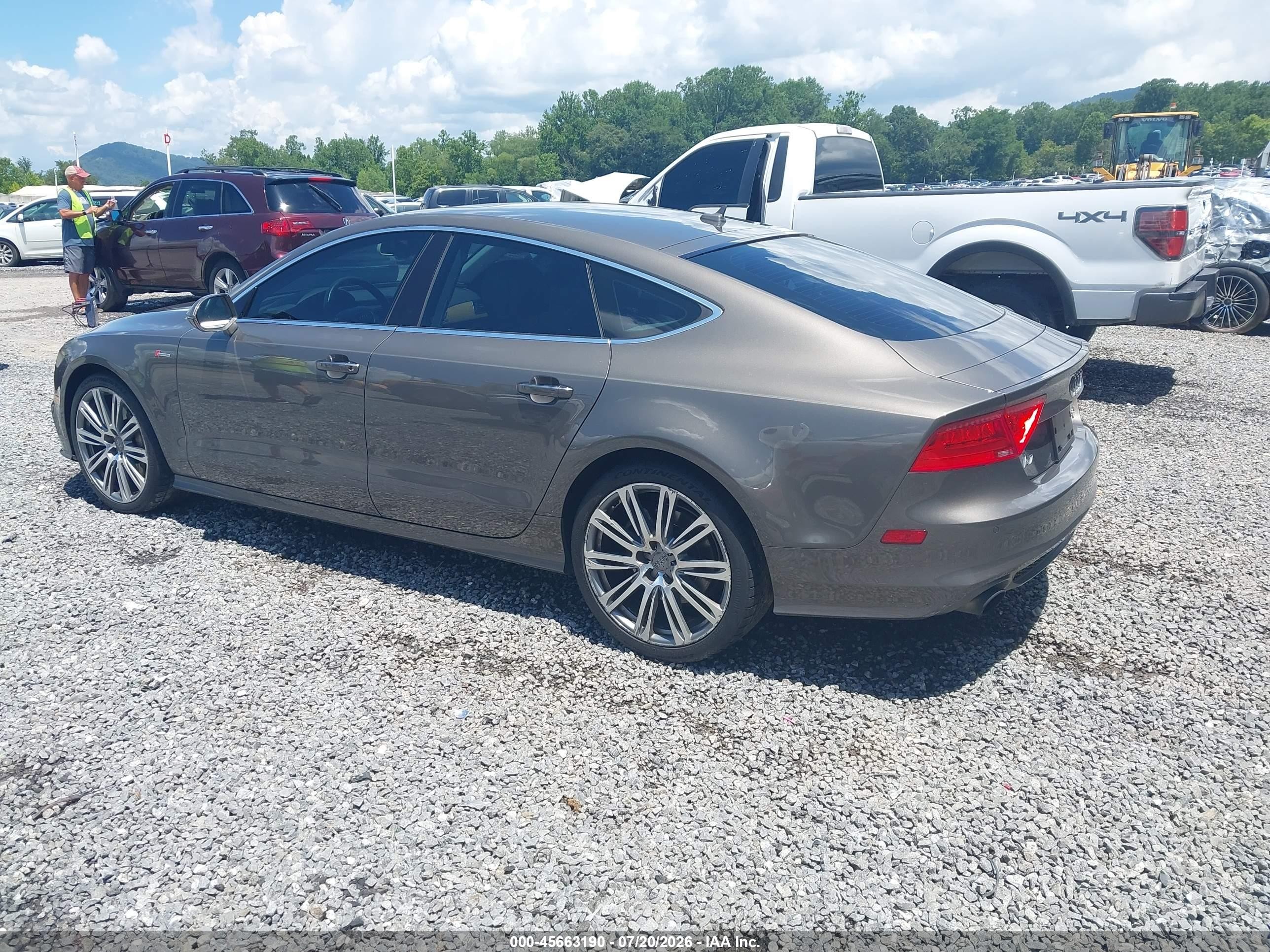 2012 Audi A7 3.0 Prestige Gray vin: WAU2GAFC4CN144036