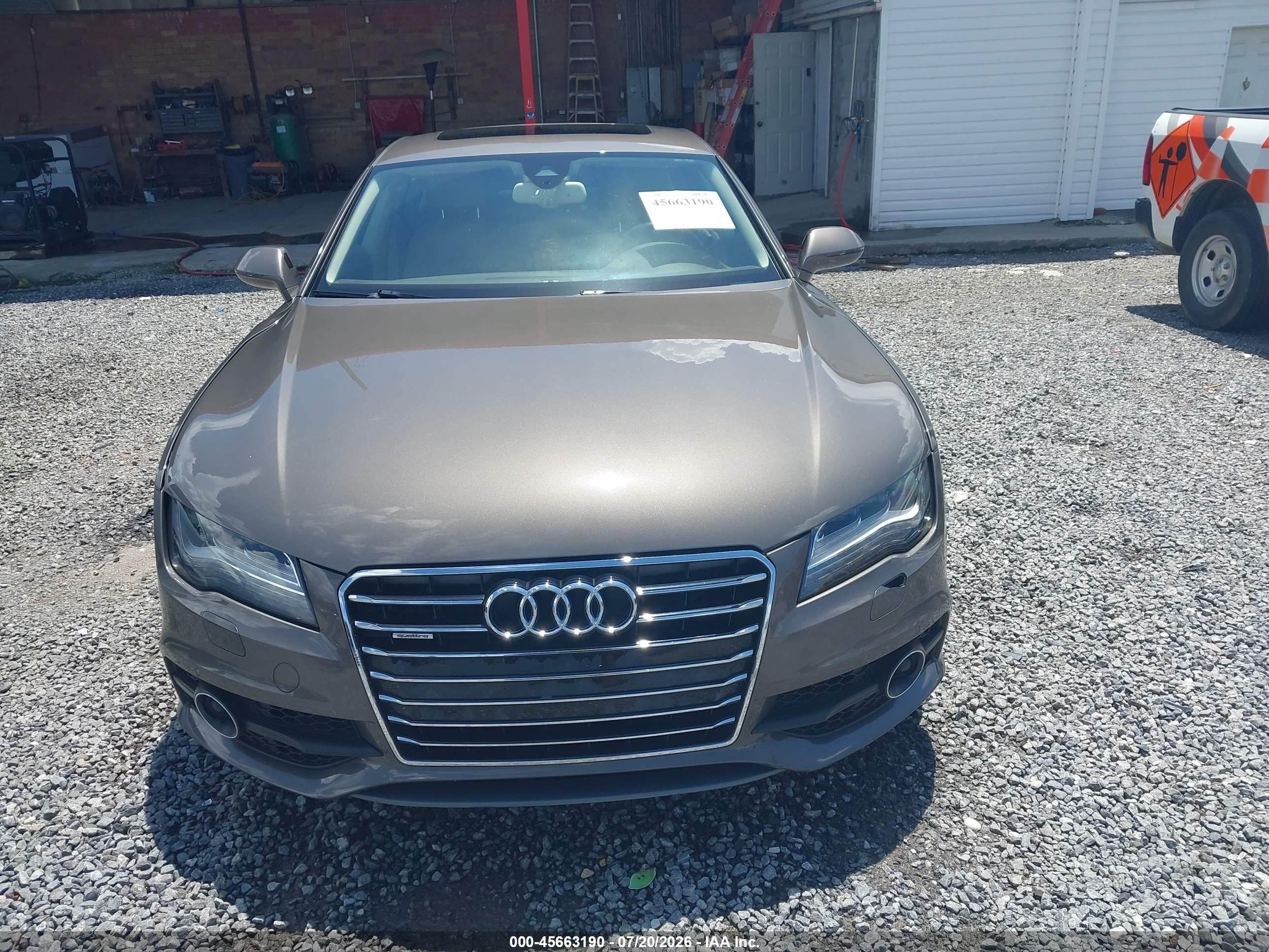 2012 Audi A7 3.0 Prestige Gray vin: WAU2GAFC4CN144036
