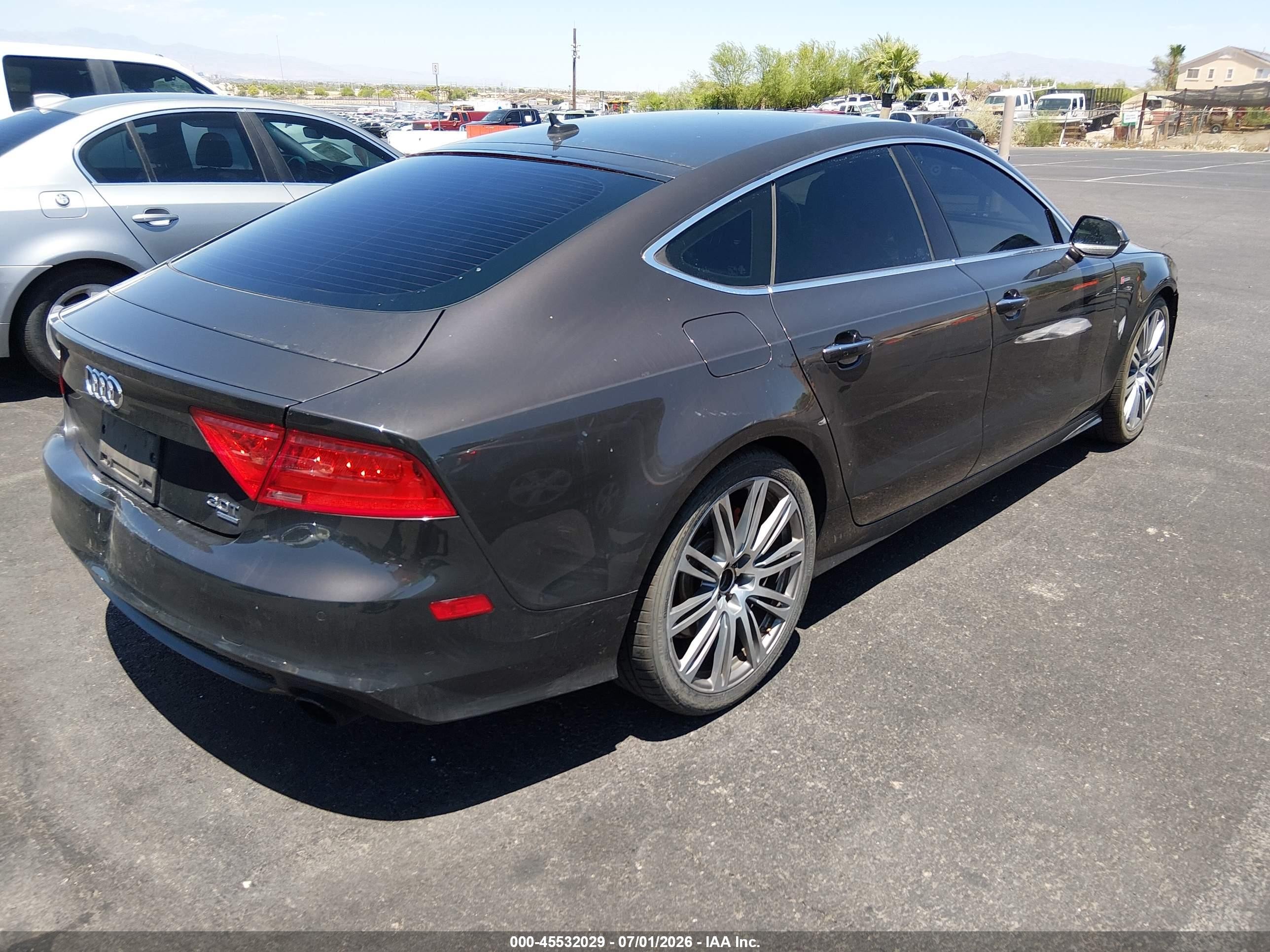 2013 Audi A7 3.0t Premium Brown vin: WAU2GAFC4DN015201