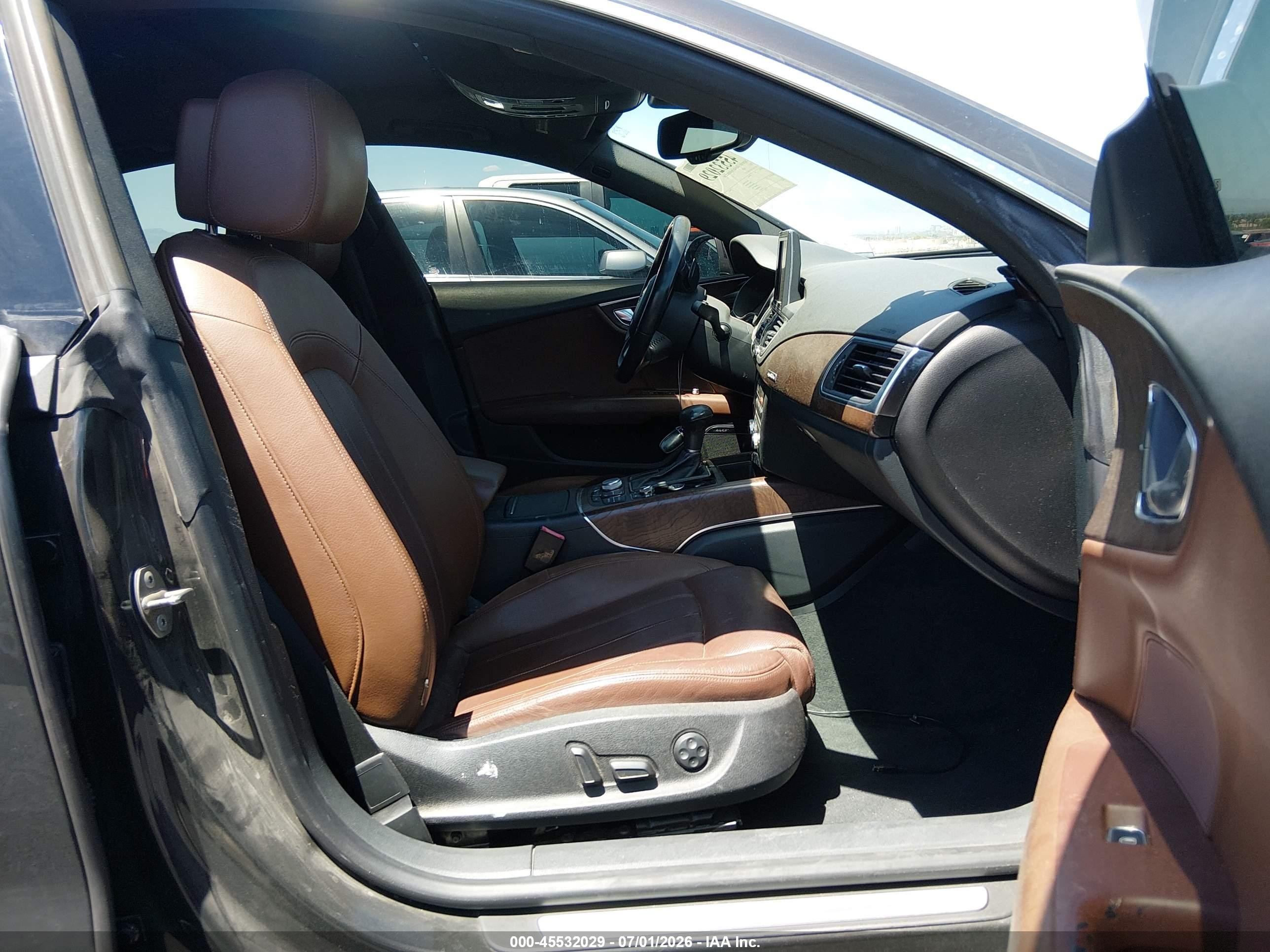 2013 Audi A7 3.0t Premium Brown vin: WAU2GAFC4DN015201