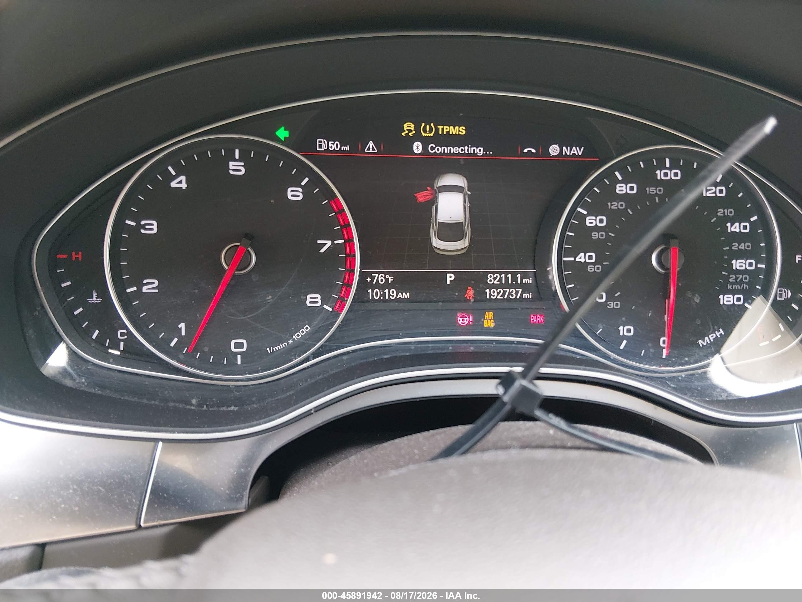 2013 Audi A7 3.0t Premium White vin: WAU2GAFC4DN059487
