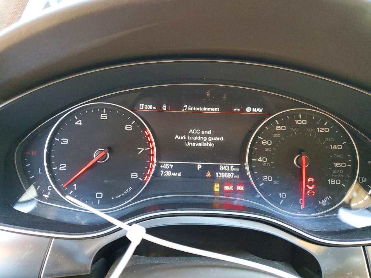 2013 Audi A7 Prestige Charcoal vin: WAU2GAFC4DN063085