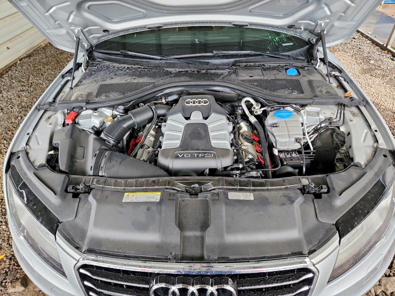 2013 Audi A7 Prestige Silver vin: WAU2GAFC4DN152283