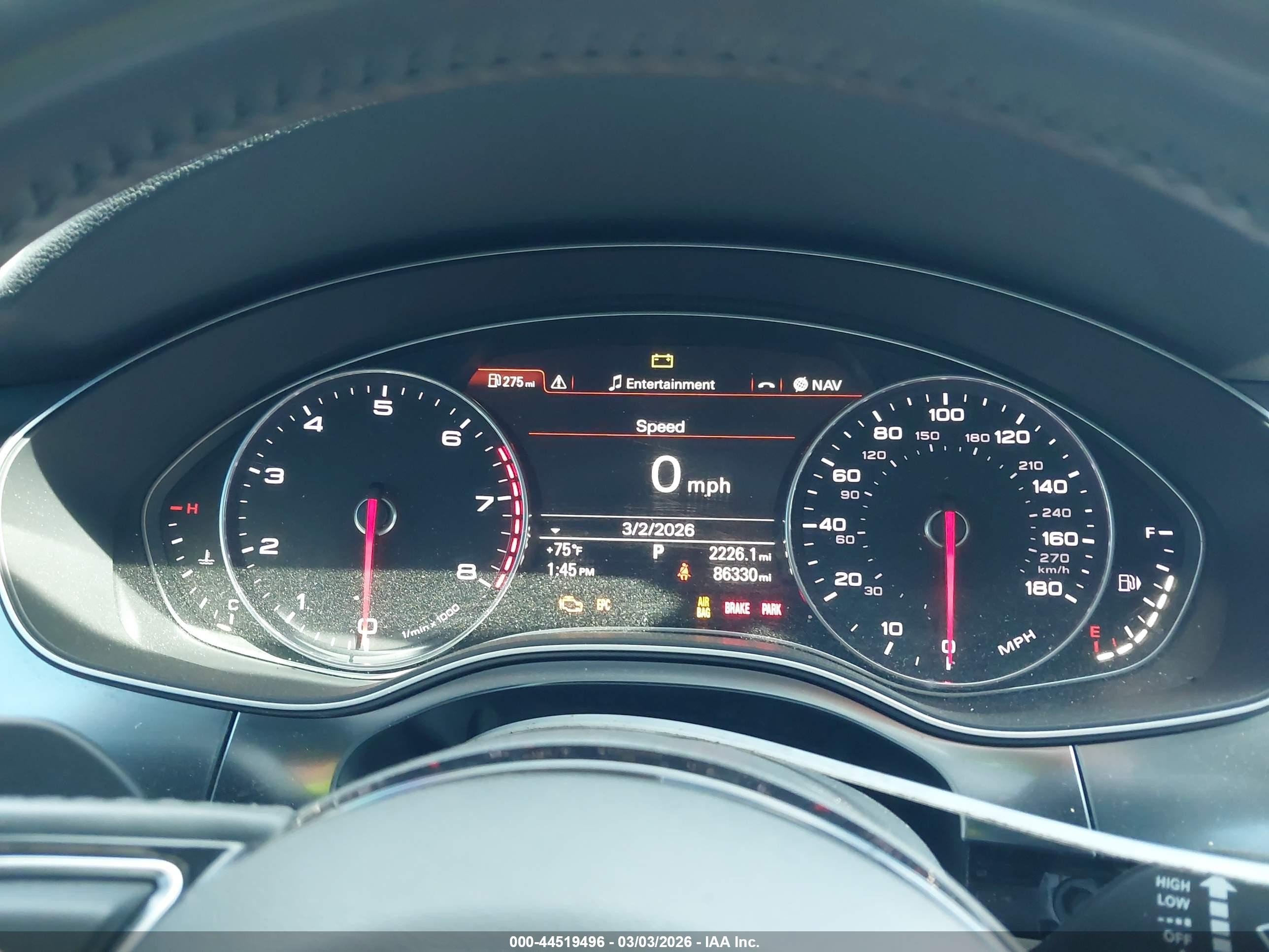 2014 Audi A7 3.0t Premium Plus Silver vin: WAU2GAFC4EN070152