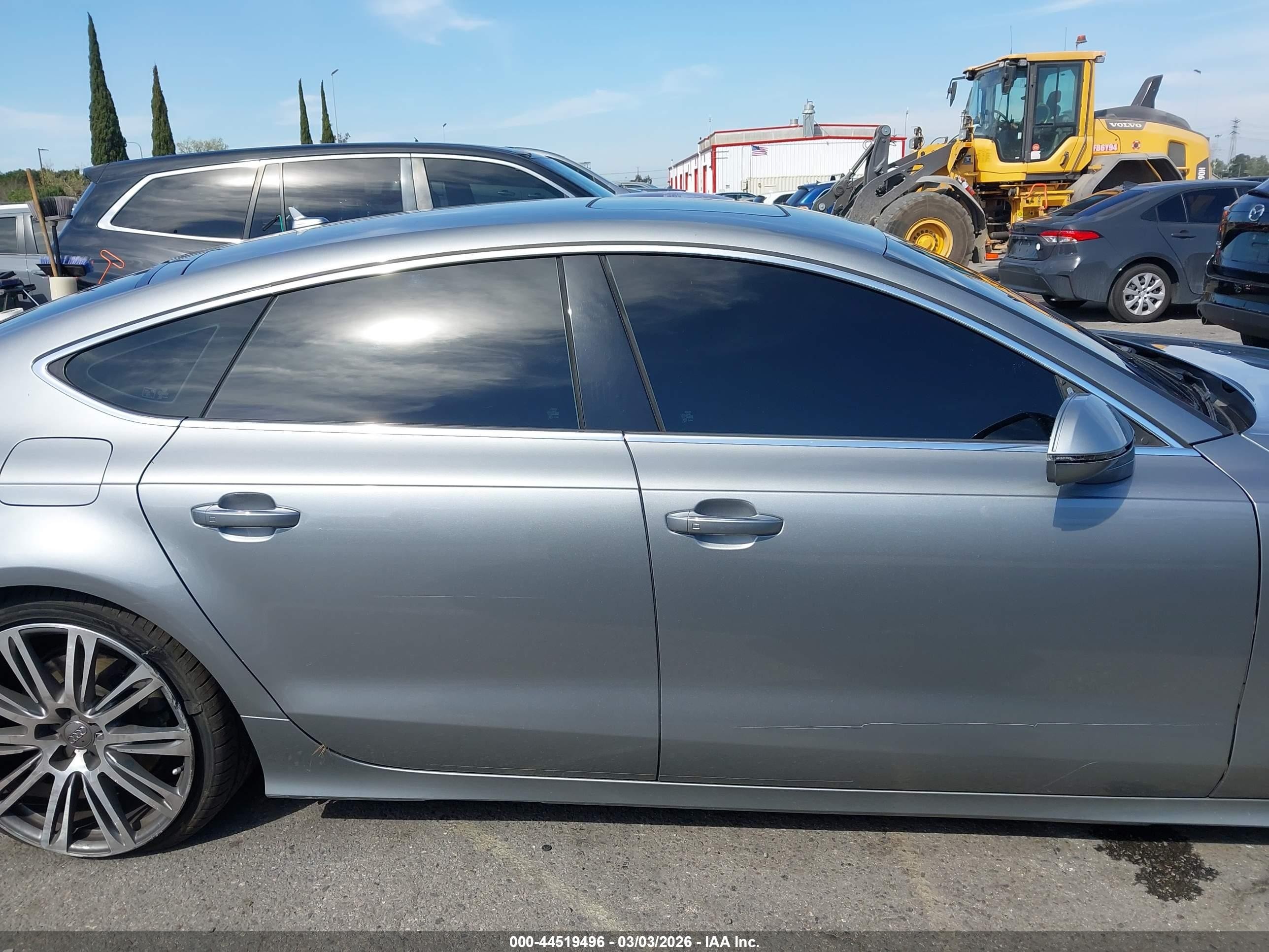 2014 Audi A7 3.0t Premium Plus Silver vin: WAU2GAFC4EN070152