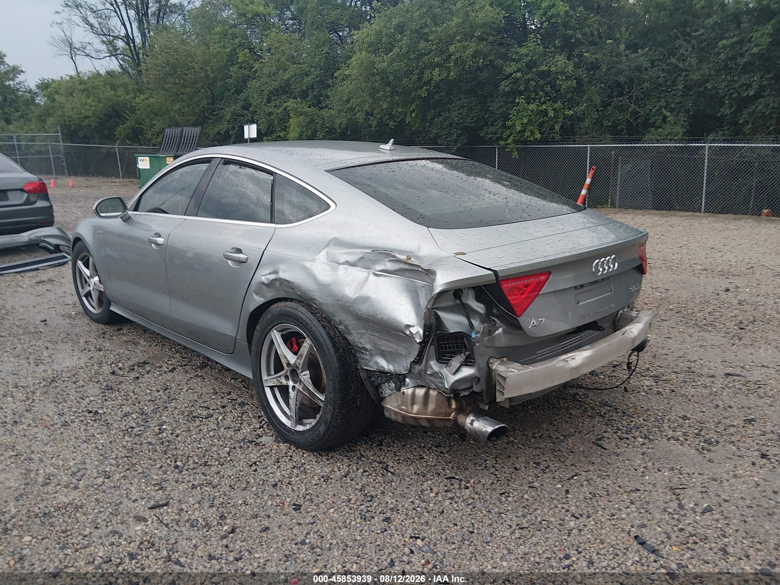 2012 Audi A7 3.0 Prestige Серый vin: WAU2GAFC5CN053101