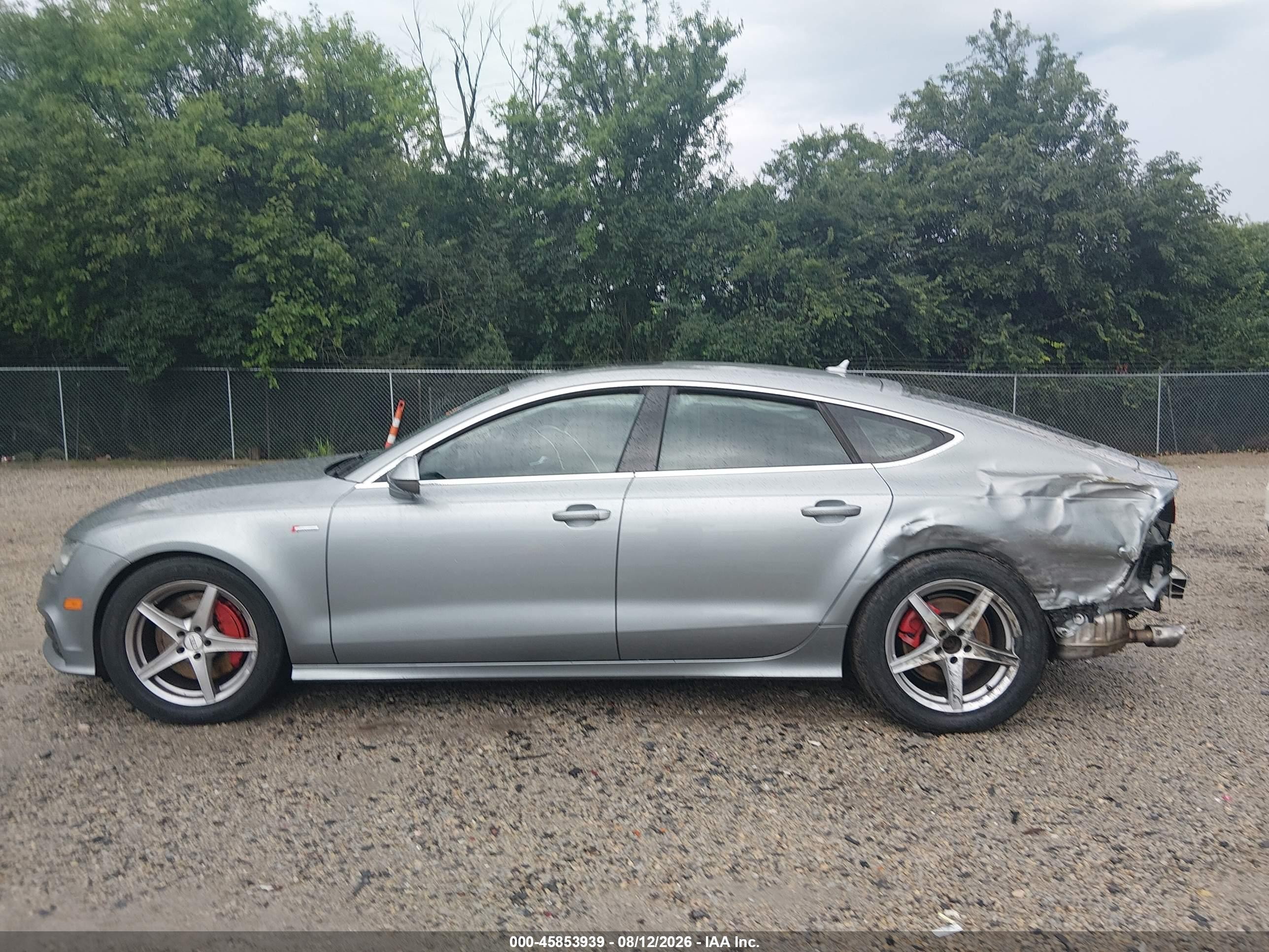 2012 Audi A7 3.0 Prestige Серый vin: WAU2GAFC5CN053101