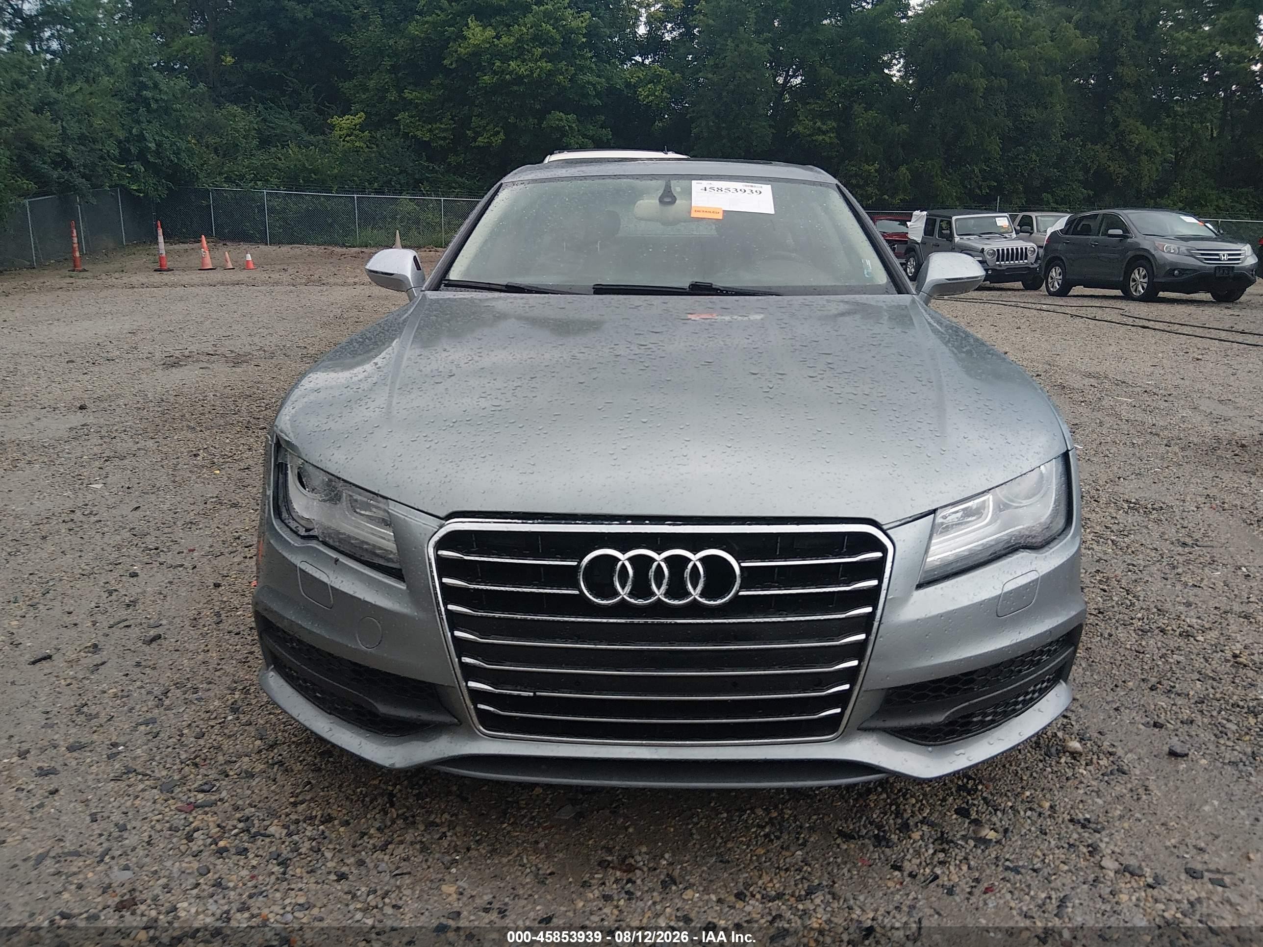 2012 Audi A7 3.0 Prestige Серый vin: WAU2GAFC5CN053101