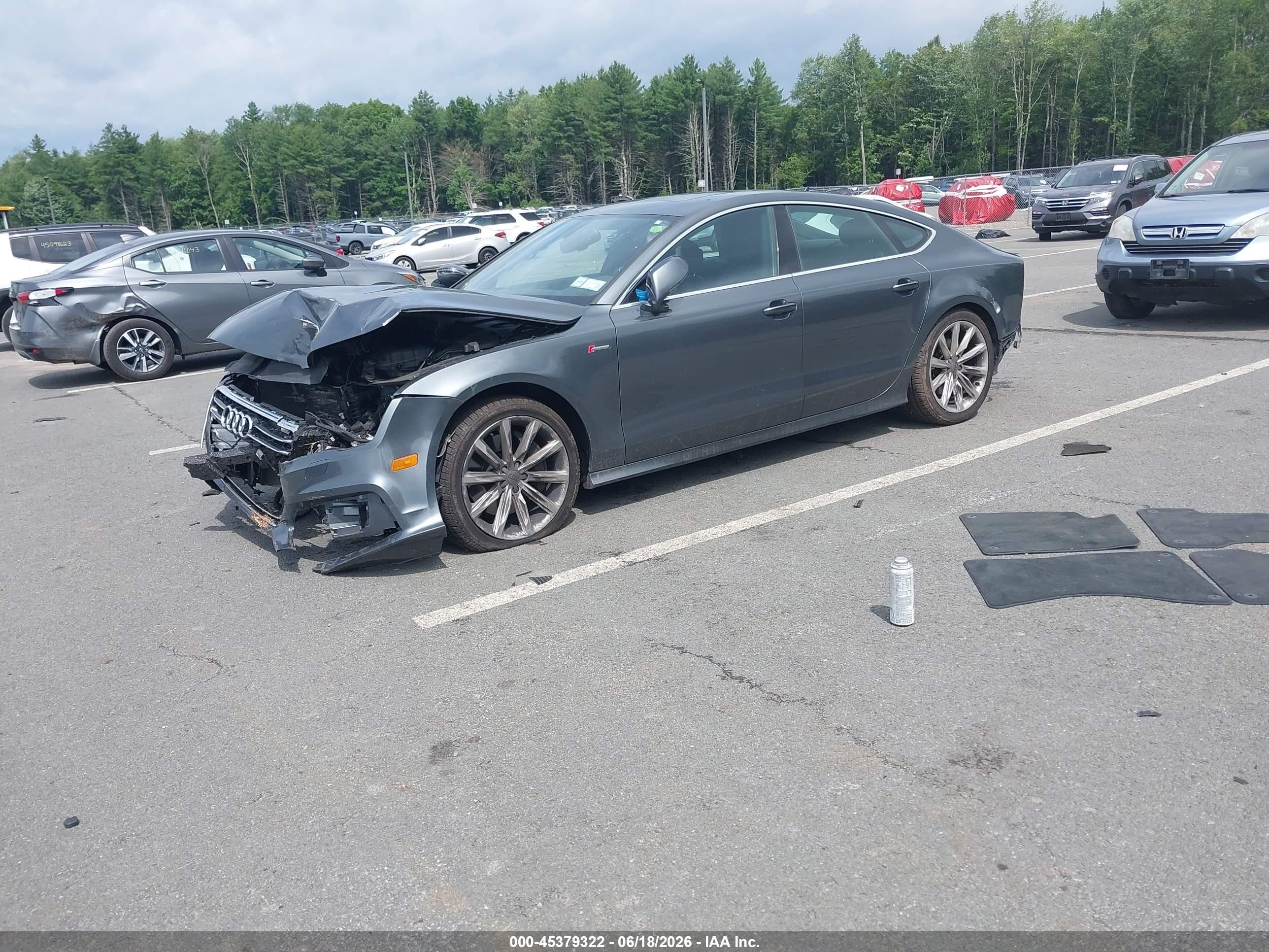 2012 Audi A7 3.0 Prestige Gray vin: WAU2GAFC5CN169592