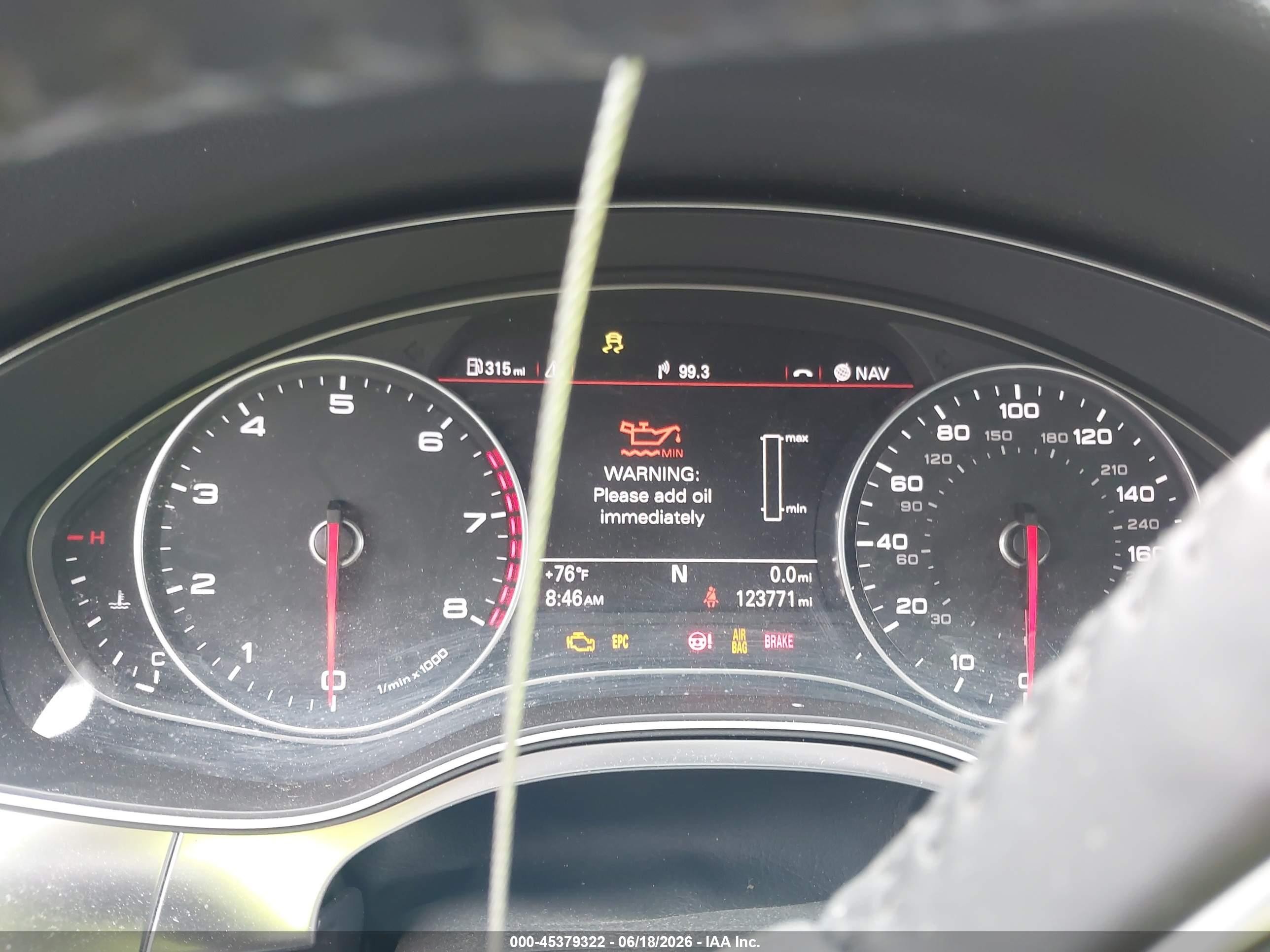2012 Audi A7 3.0 Prestige Gray vin: WAU2GAFC5CN169592