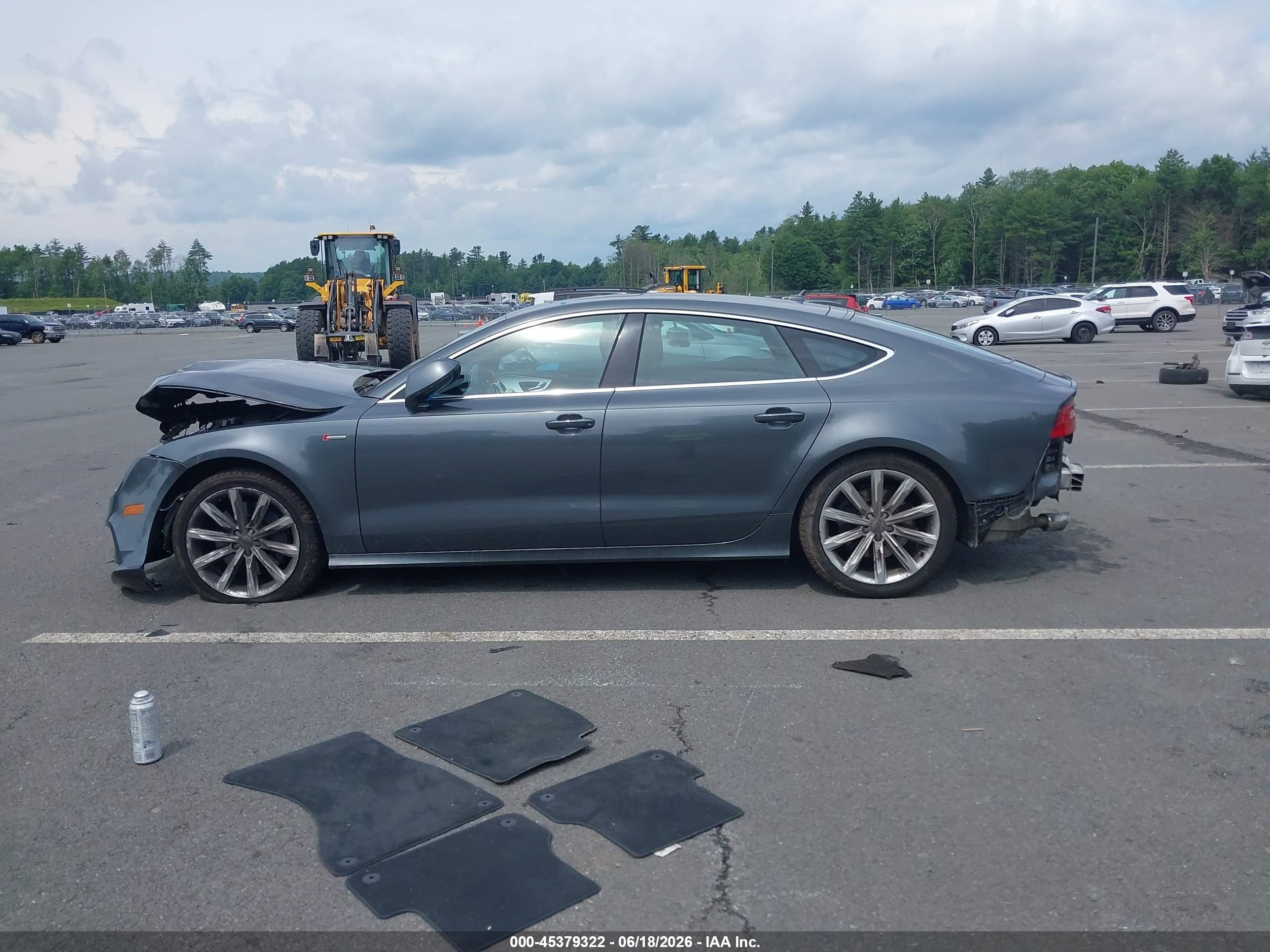 2012 Audi A7 3.0 Prestige Gray vin: WAU2GAFC5CN169592
