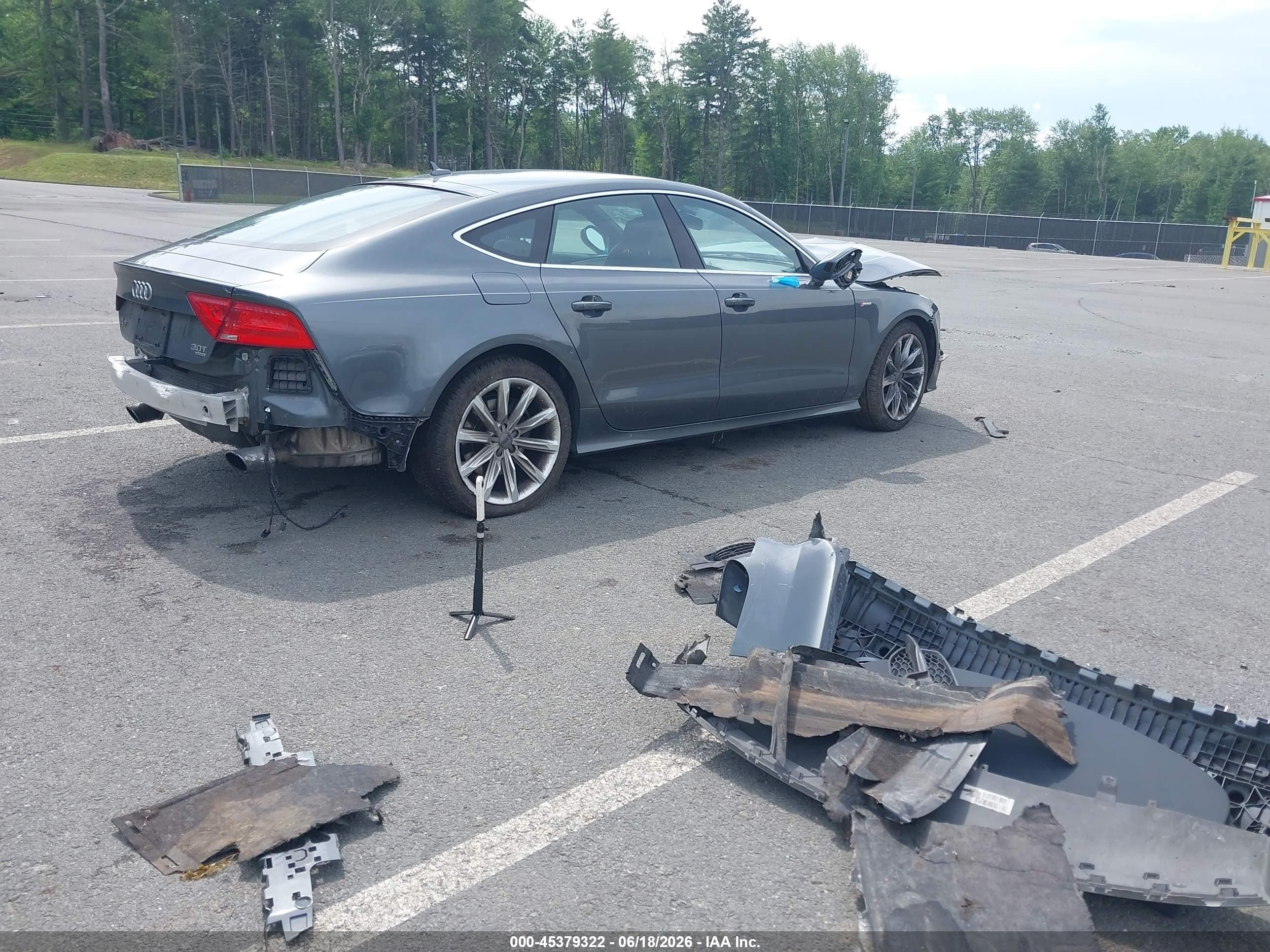 2012 Audi A7 3.0 Prestige Gray vin: WAU2GAFC5CN169592