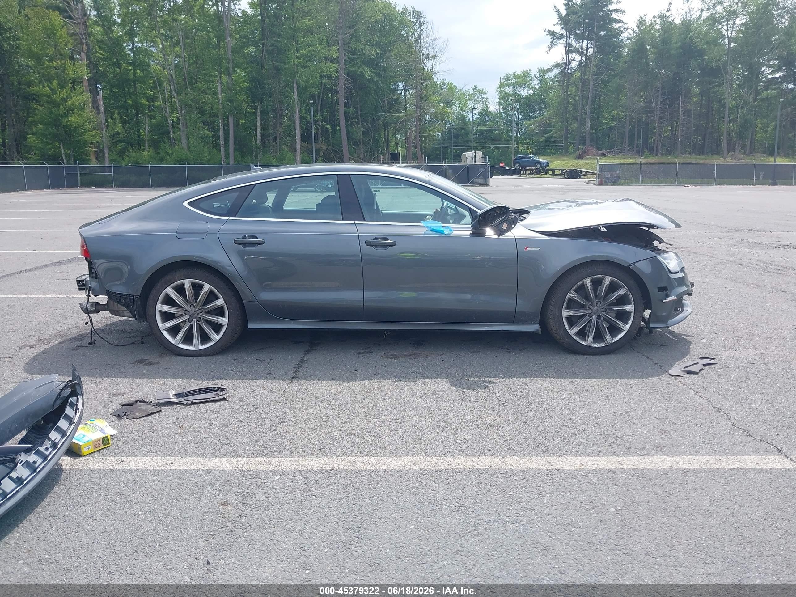 2012 Audi A7 3.0 Prestige Gray vin: WAU2GAFC5CN169592