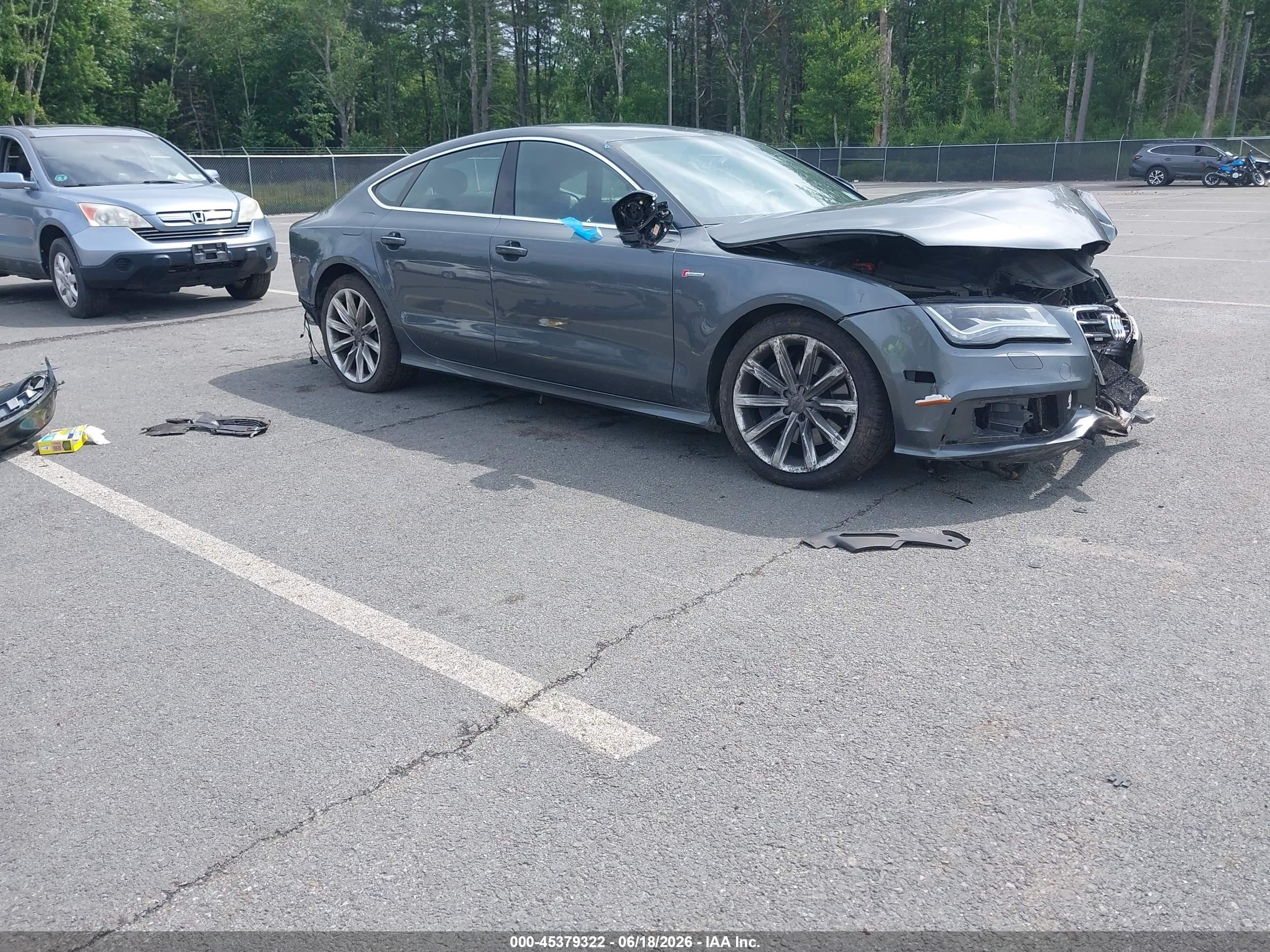 2012 Audi A7 3.0 Prestige Gray vin: WAU2GAFC5CN169592