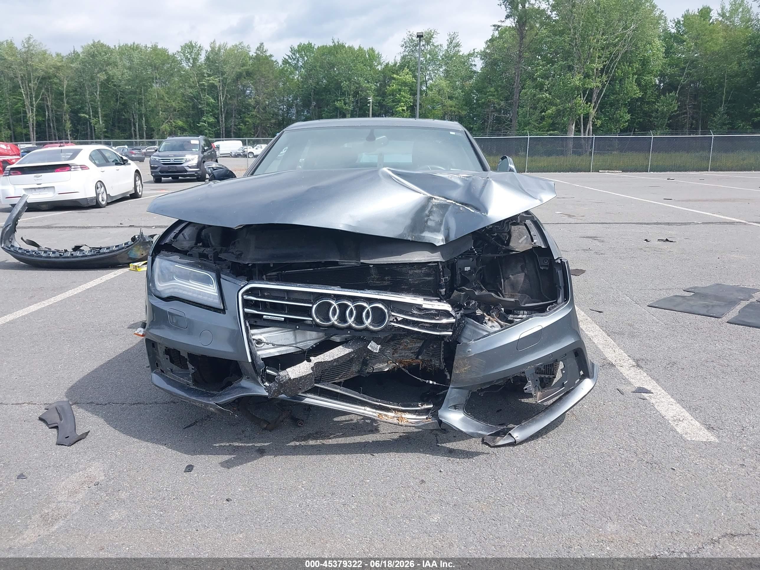2012 Audi A7 3.0 Prestige Gray vin: WAU2GAFC5CN169592