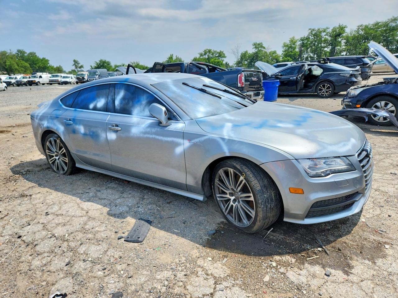 2014 Audi A7 Prestige Gray vin: WAU2GAFC5EN018545