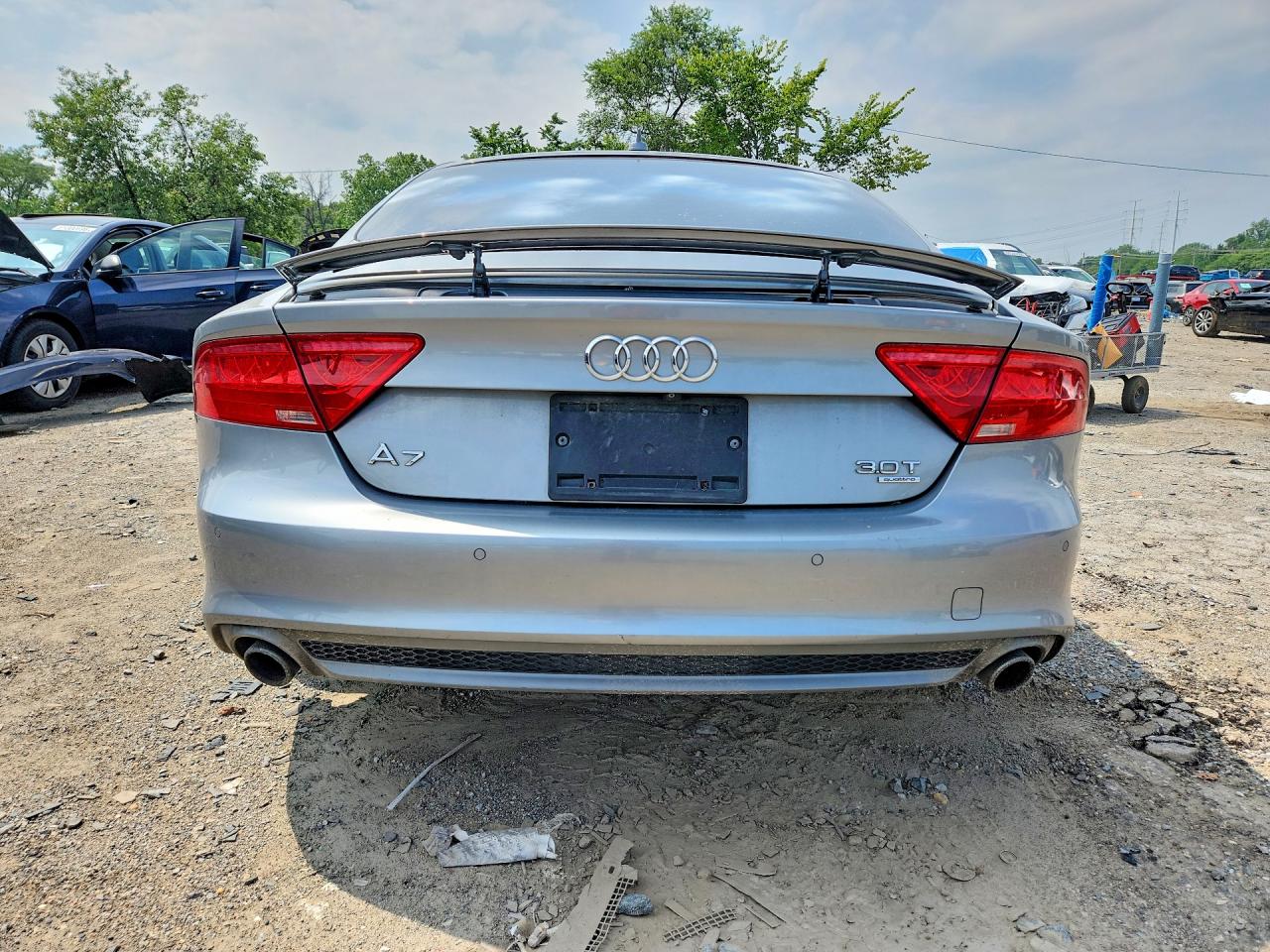 2014 Audi A7 Prestige Gray vin: WAU2GAFC5EN018545