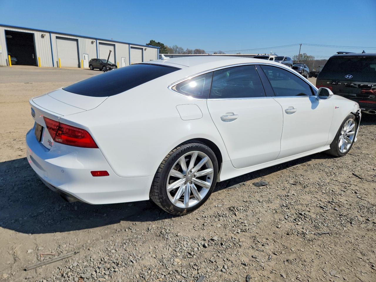2014 Audi A7 Prestige White vin: WAU2GAFC5EN066711