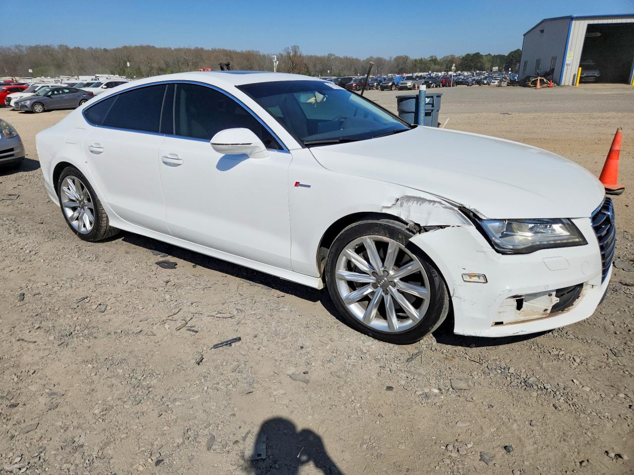 2014 Audi A7 Prestige White vin: WAU2GAFC5EN066711
