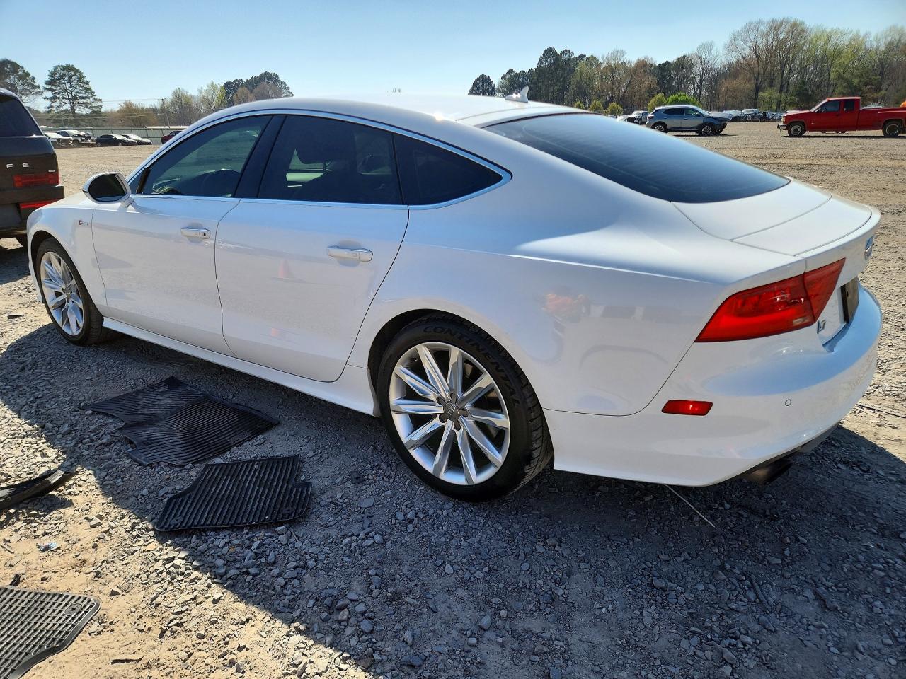 2014 Audi A7 Prestige White vin: WAU2GAFC5EN066711
