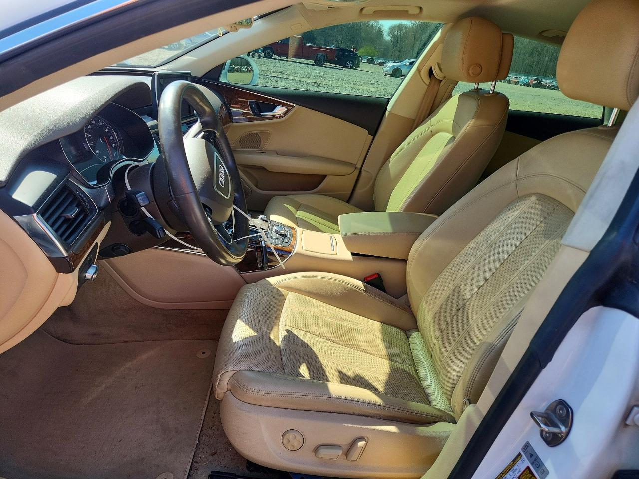2014 Audi A7 Prestige White vin: WAU2GAFC5EN066711
