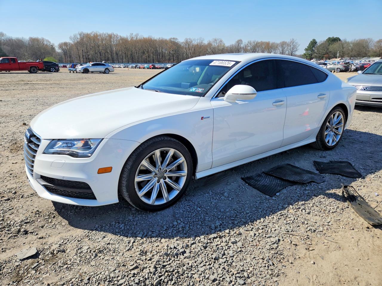 2014 Audi A7 Prestige White vin: WAU2GAFC5EN066711
