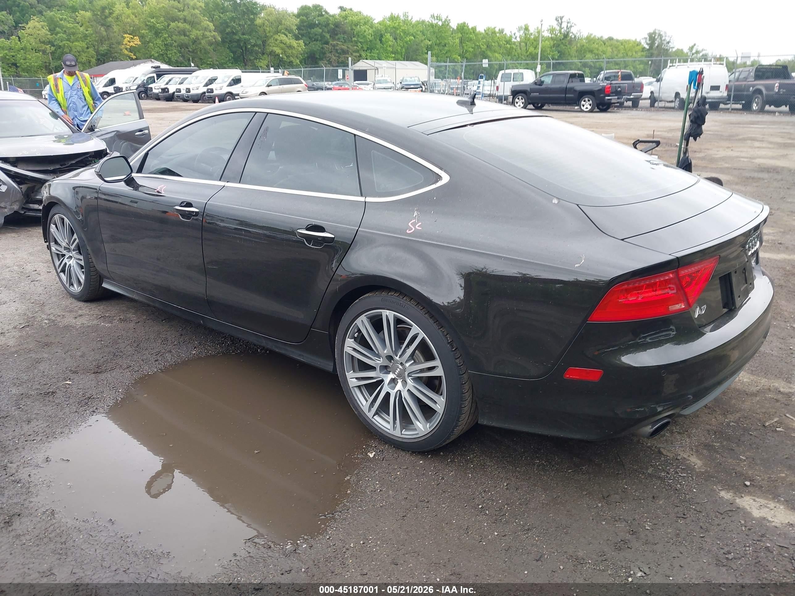 2015 Audi A7 3.0t Premium Plus Black vin: WAU2GAFC5FN013623
