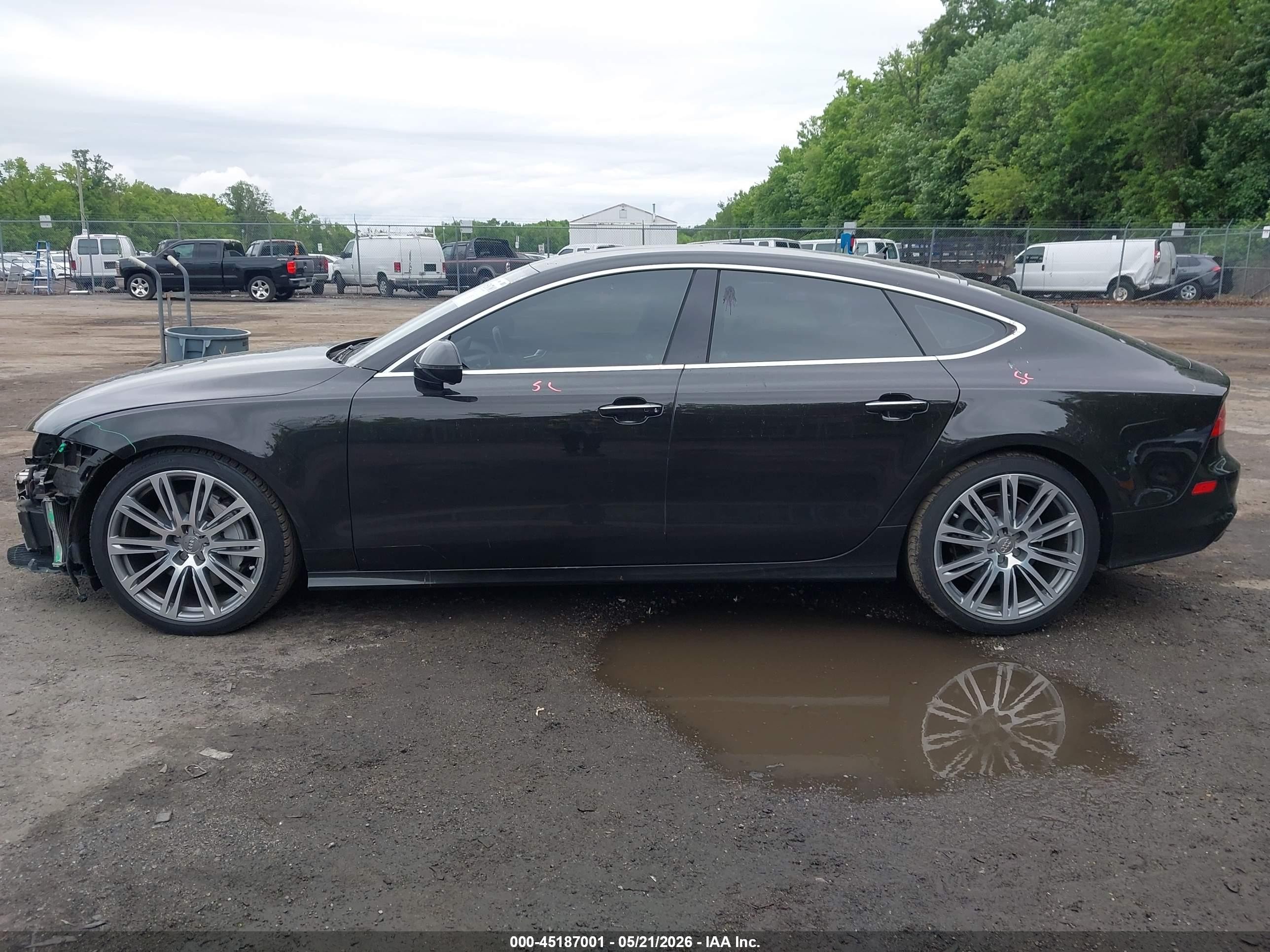 2015 Audi A7 3.0t Premium Plus Black vin: WAU2GAFC5FN013623