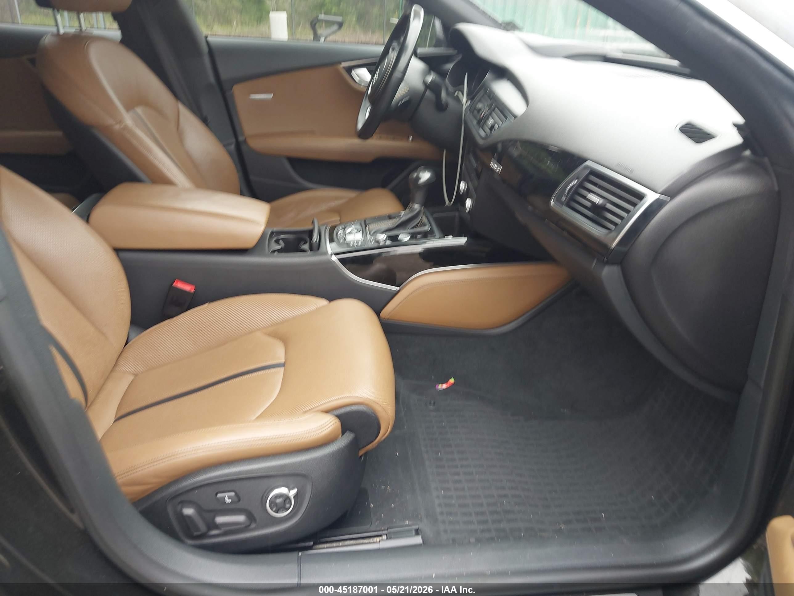 2015 Audi A7 3.0t Premium Plus Black vin: WAU2GAFC5FN013623