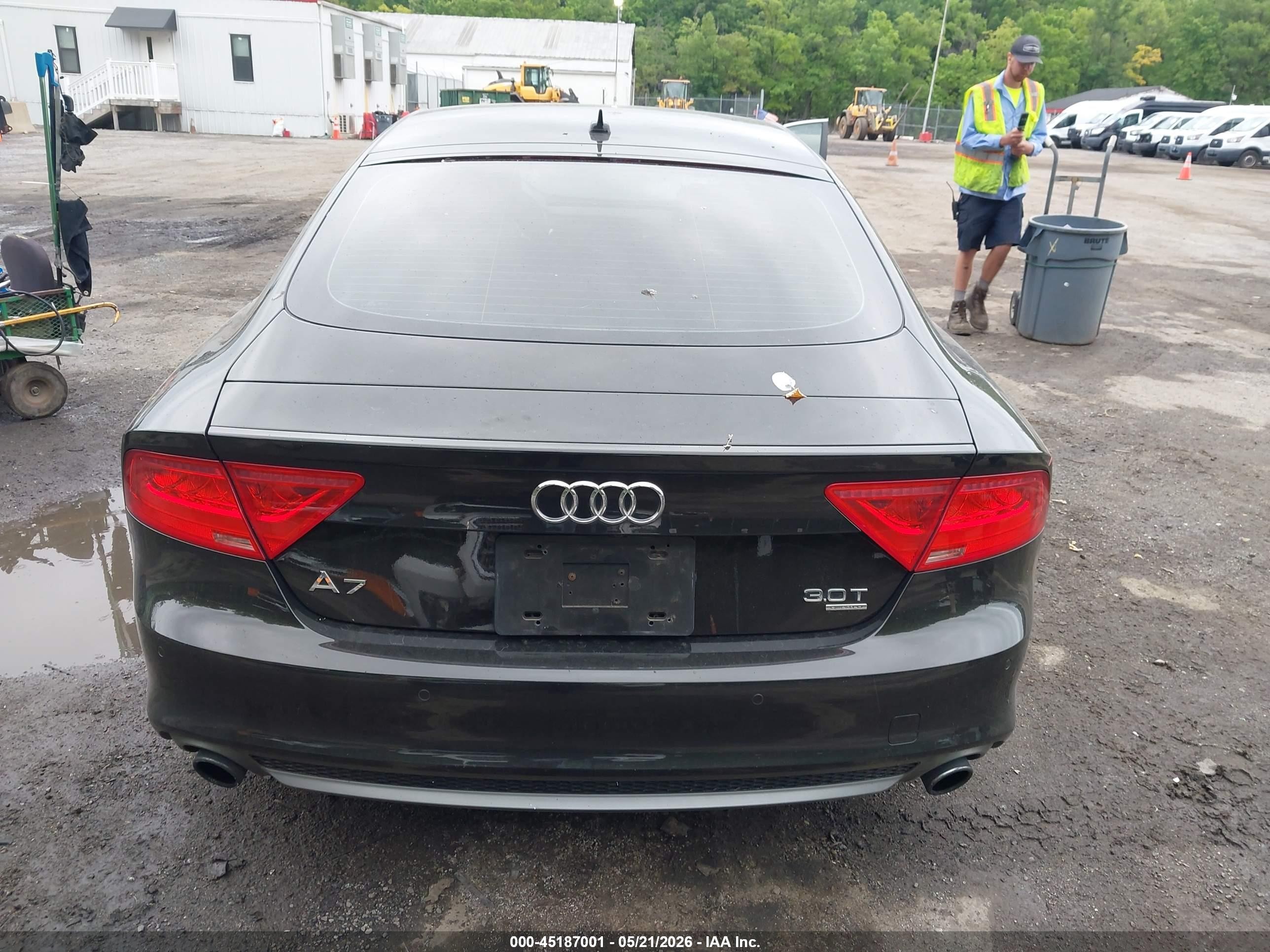 2015 Audi A7 3.0t Premium Plus Black vin: WAU2GAFC5FN013623