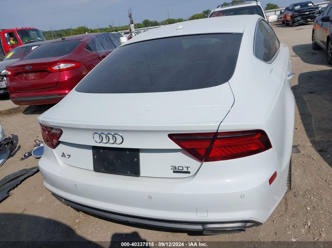 2016 Audi A7 3.0t Premium Plus White vin: WAU2GAFC5GN159800