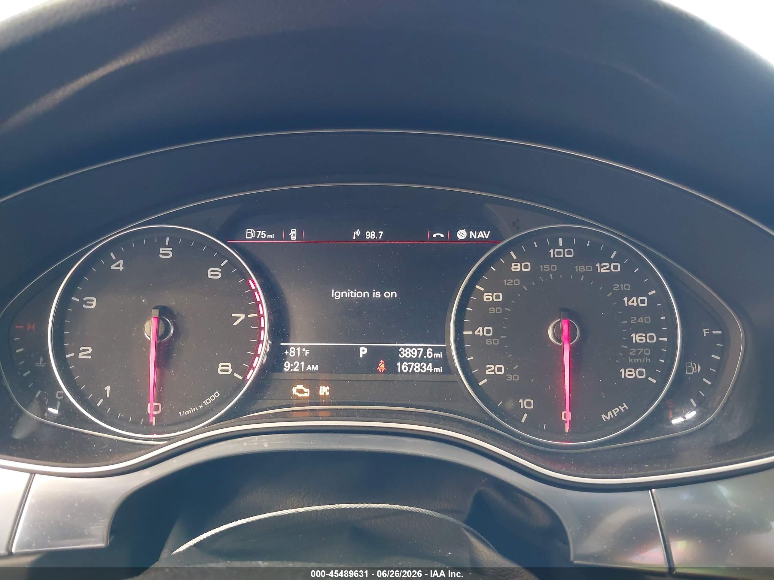 2012 Audi A7 3.0 Prestige Silver vin: WAU2GAFC6CN178835