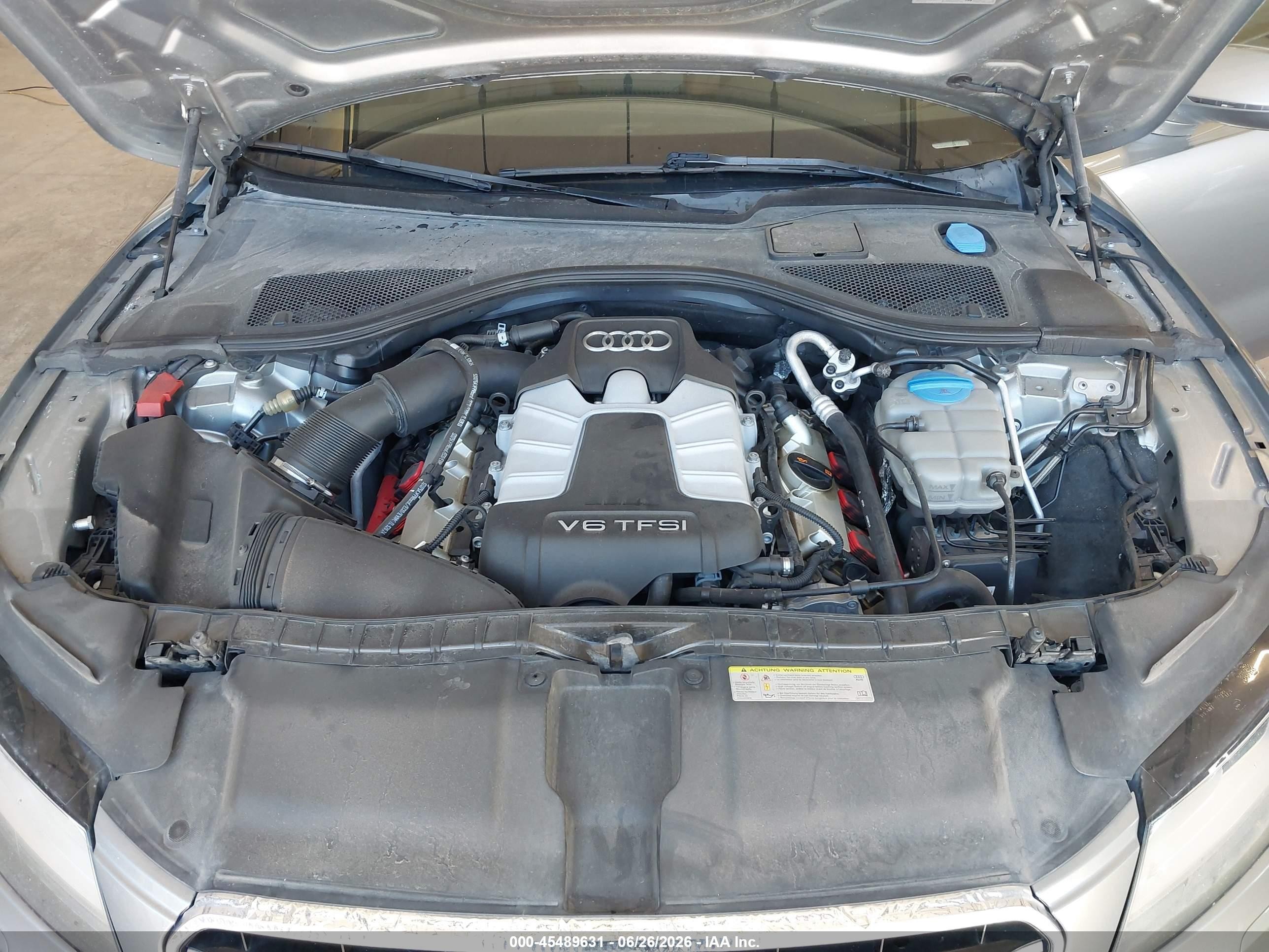 2012 Audi A7 3.0 Prestige Silver vin: WAU2GAFC6CN178835