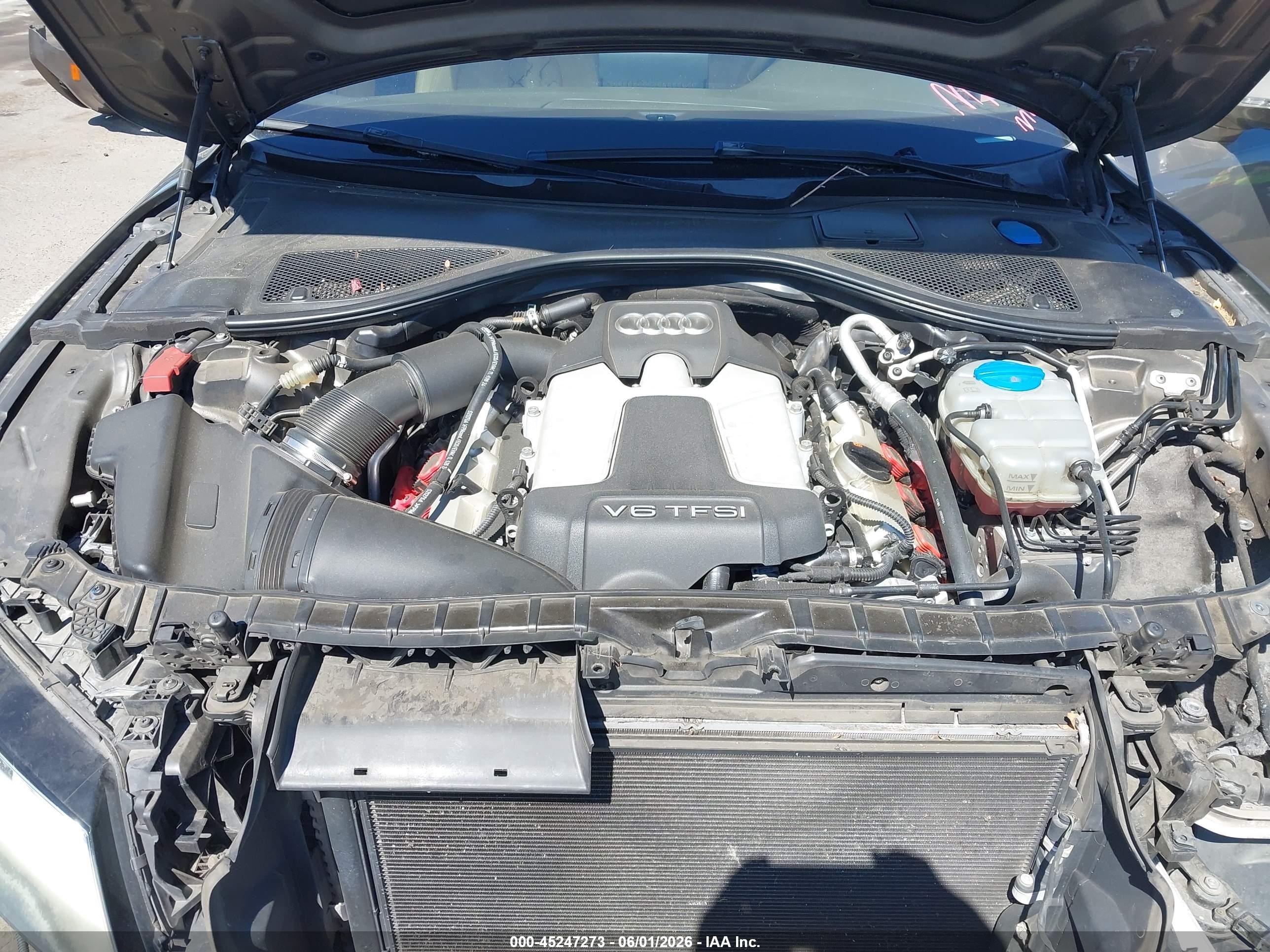 2013 Audi A7 3.0t Premium Gray vin: WAU2GAFC6DN155878