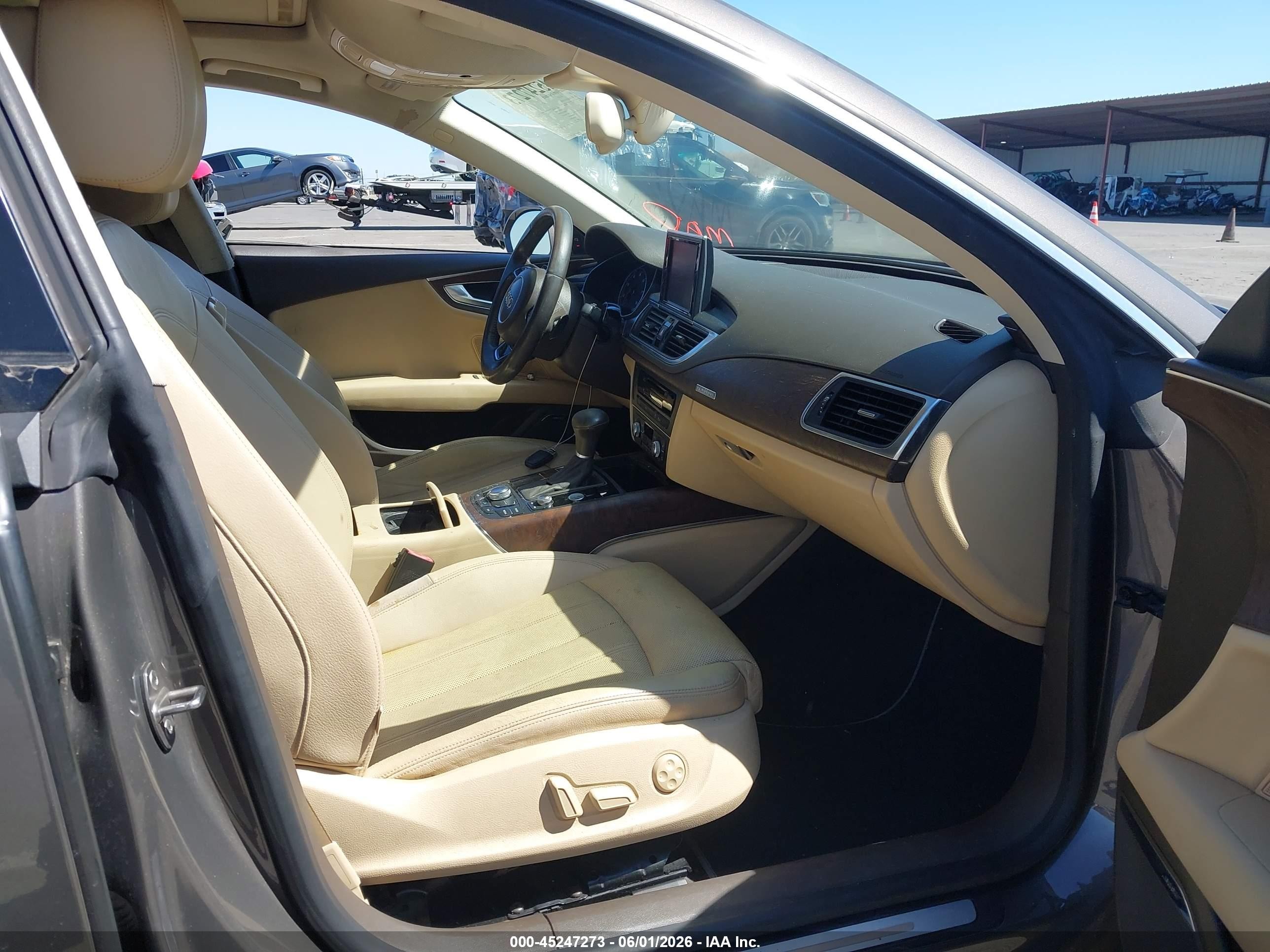 2013 Audi A7 3.0t Premium Gray vin: WAU2GAFC6DN155878