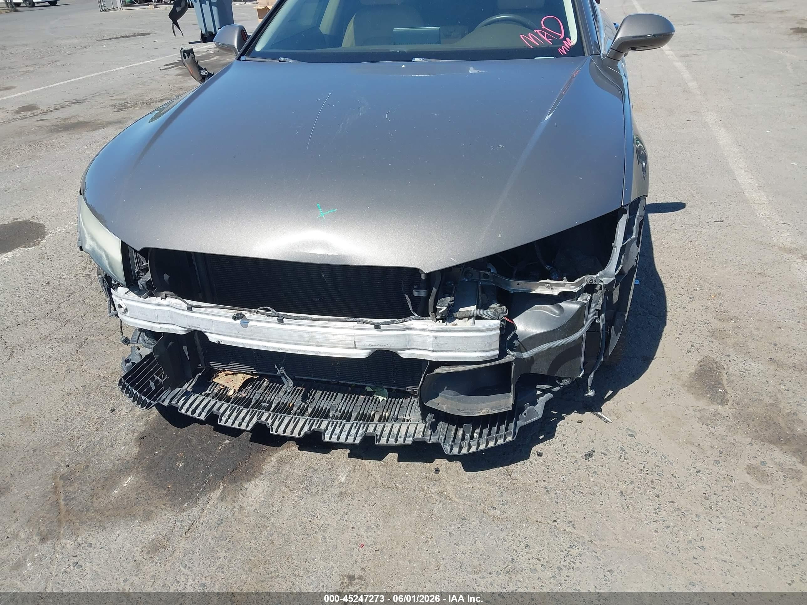 2013 Audi A7 3.0t Premium Gray vin: WAU2GAFC6DN155878