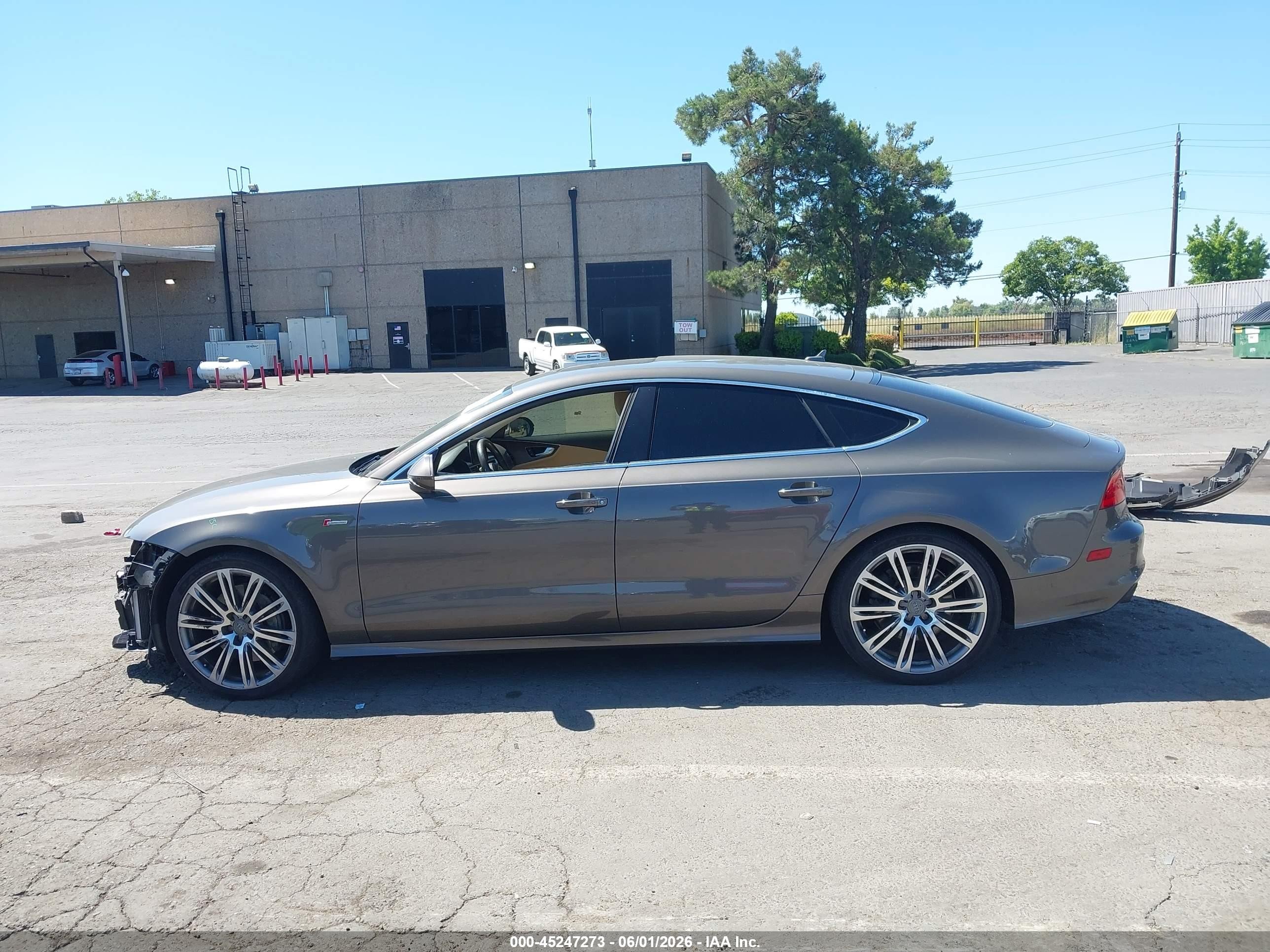 2013 Audi A7 3.0t Premium Gray vin: WAU2GAFC6DN155878