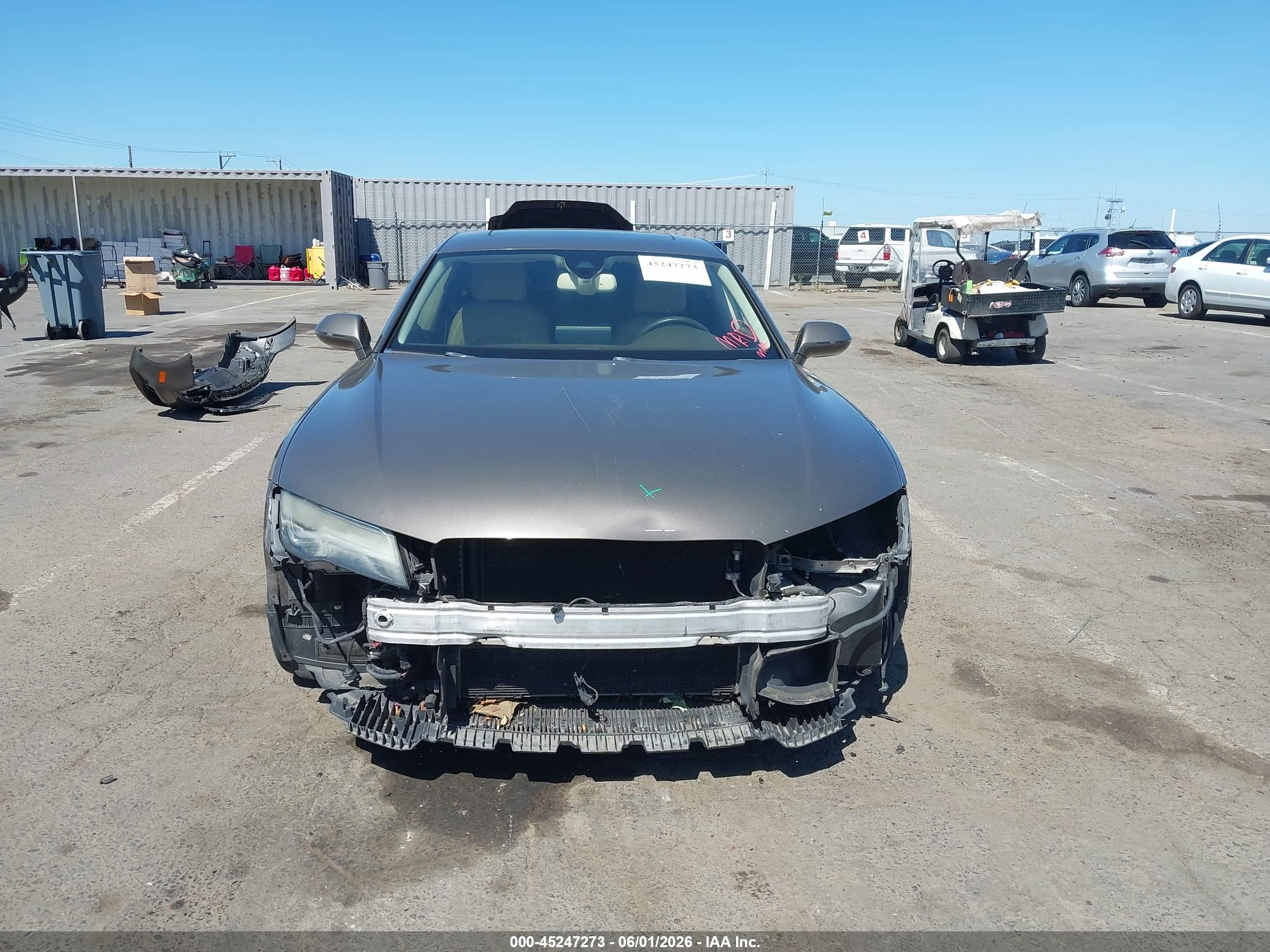 2013 Audi A7 3.0t Premium Gray vin: WAU2GAFC6DN155878