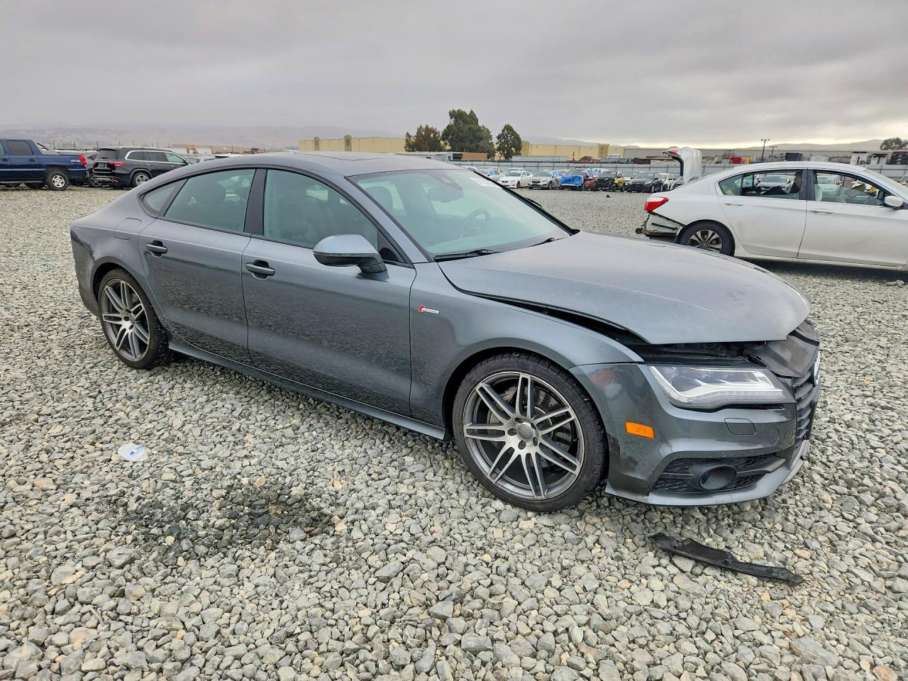 2014 Audi A7 Prestige Gray vin: WAU2GAFC6EN123465