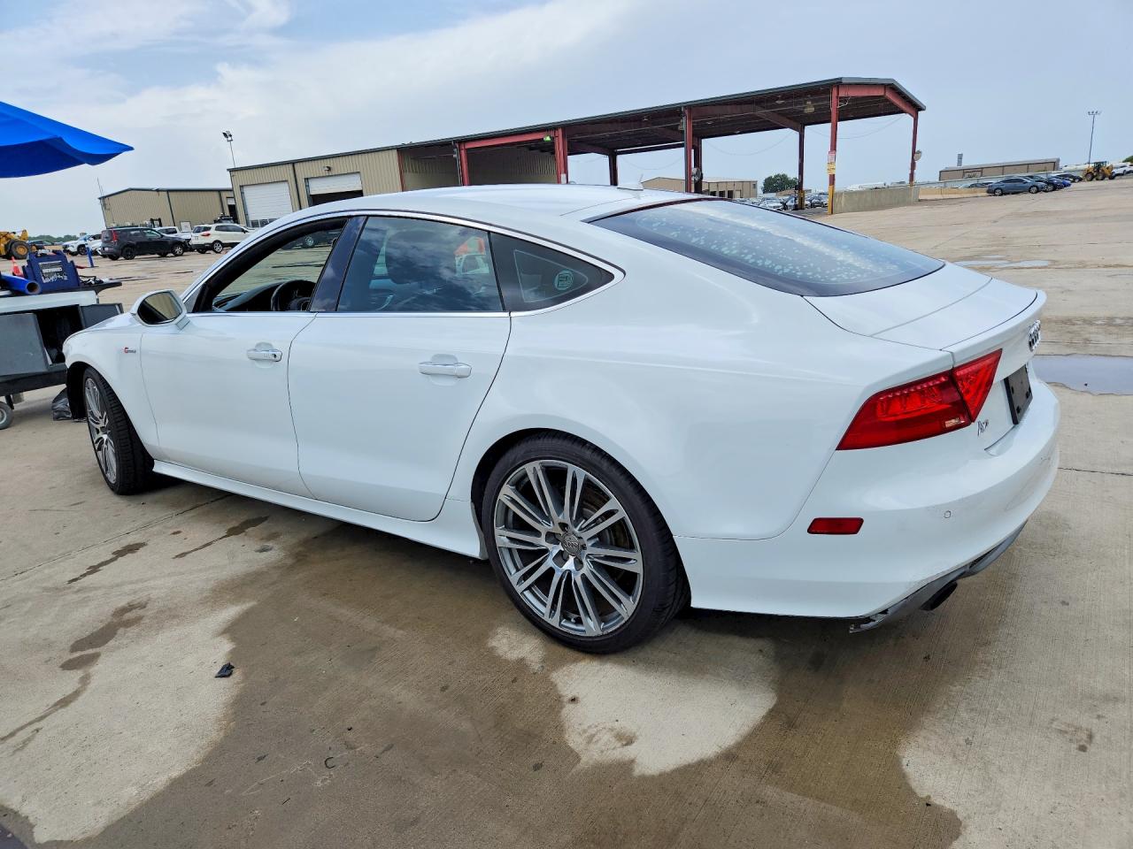 2012 Audi A7 Prestige White vin: WAU2GAFC7CN098413