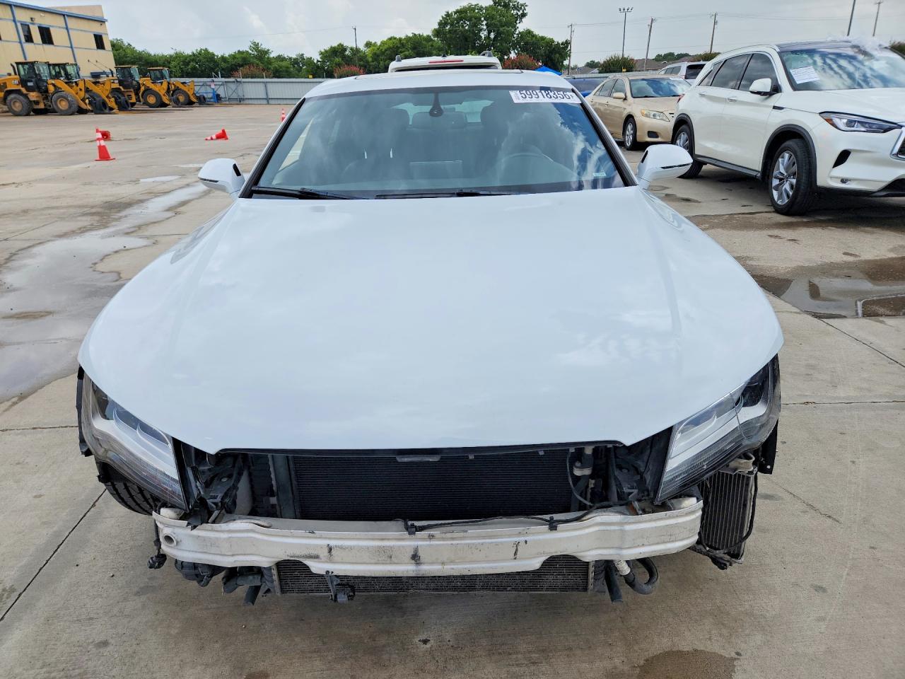 2012 Audi A7 Prestige White vin: WAU2GAFC7CN098413